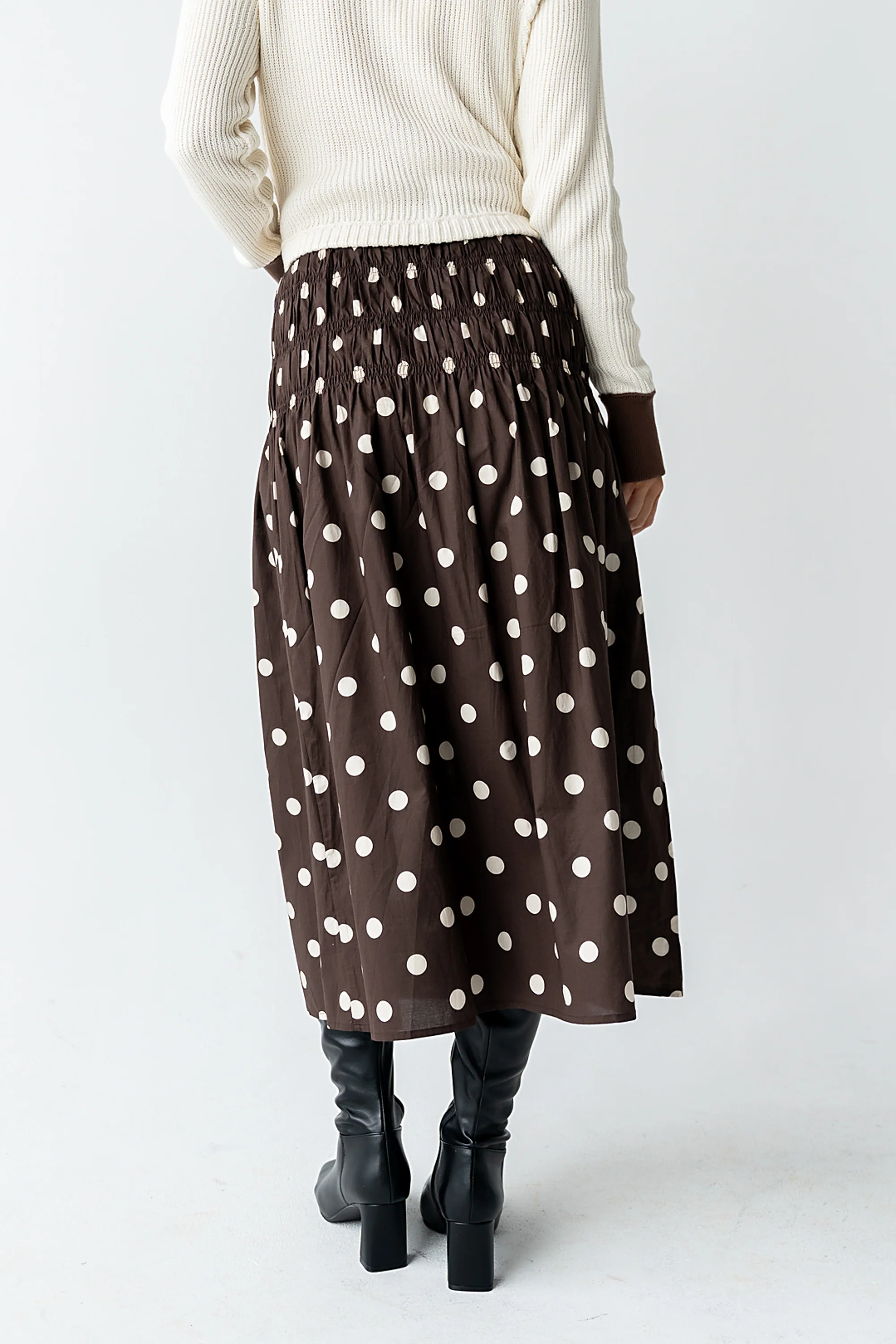 Ricky Polka Dot Midi Skirt - Image 3