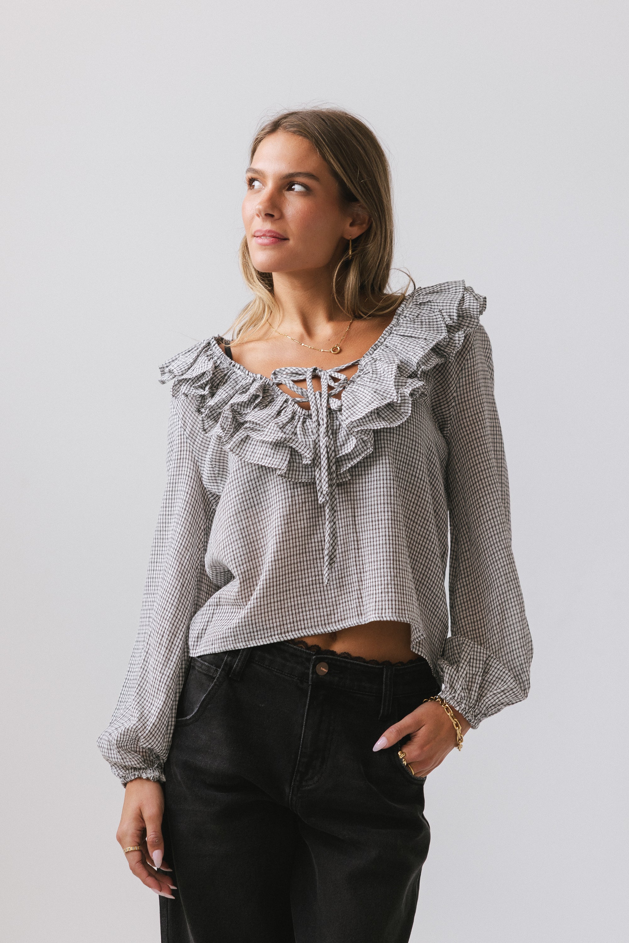Rio Ruffle Blouse - FINAL SALE - Image 6
