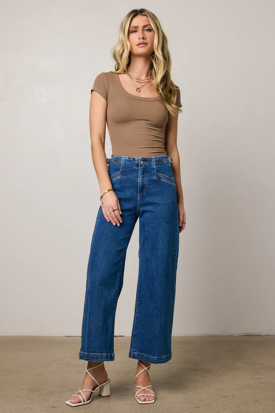 River Wide Leg Jeans - FINAL SALE - Image 5