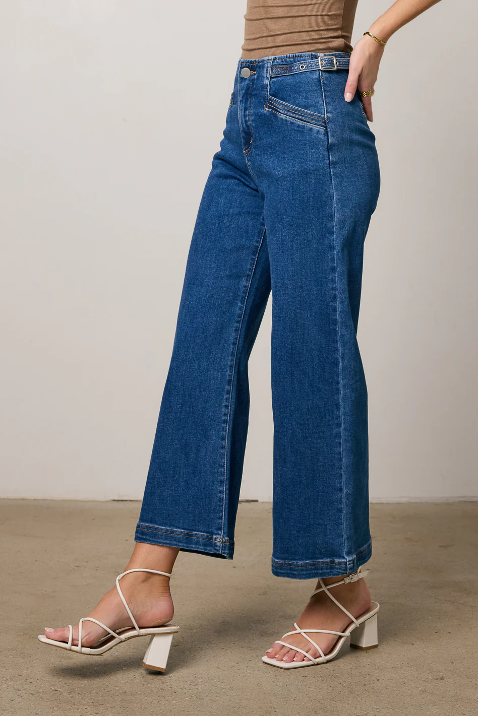 River Wide Leg Jeans - FINAL SALE - Image 6