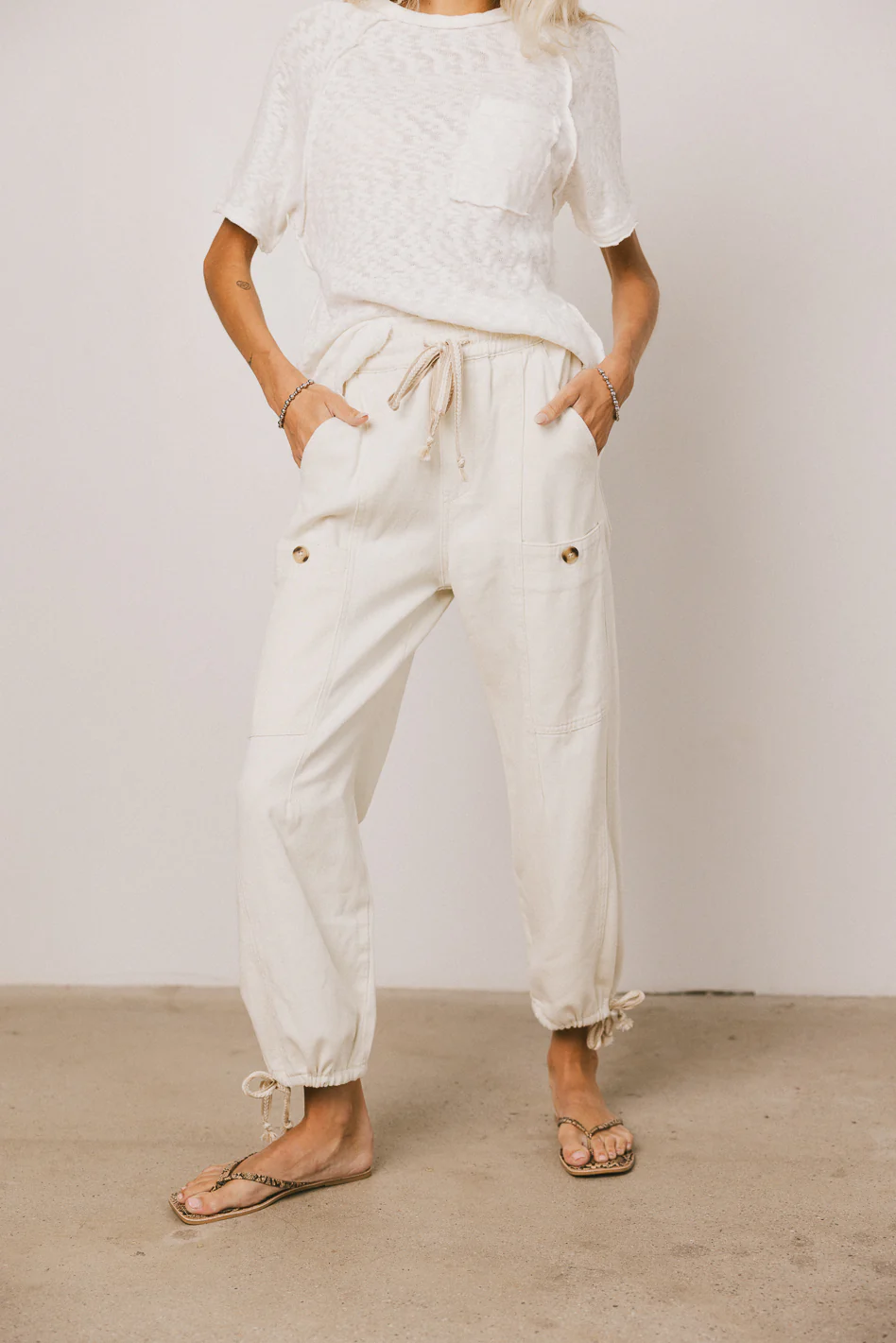 Robyn Pants in Ivory - FINAL SALE - Image 10
