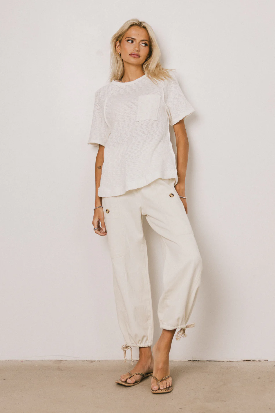 Robyn Pants in Ivory - FINAL SALE - Image 3