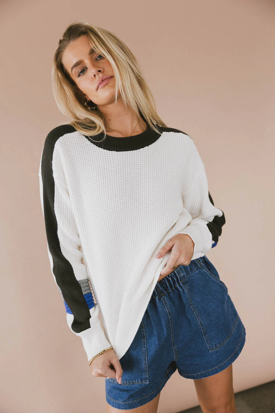 Rochelle Sweater in Cream - FINAL SALE - Image 2
