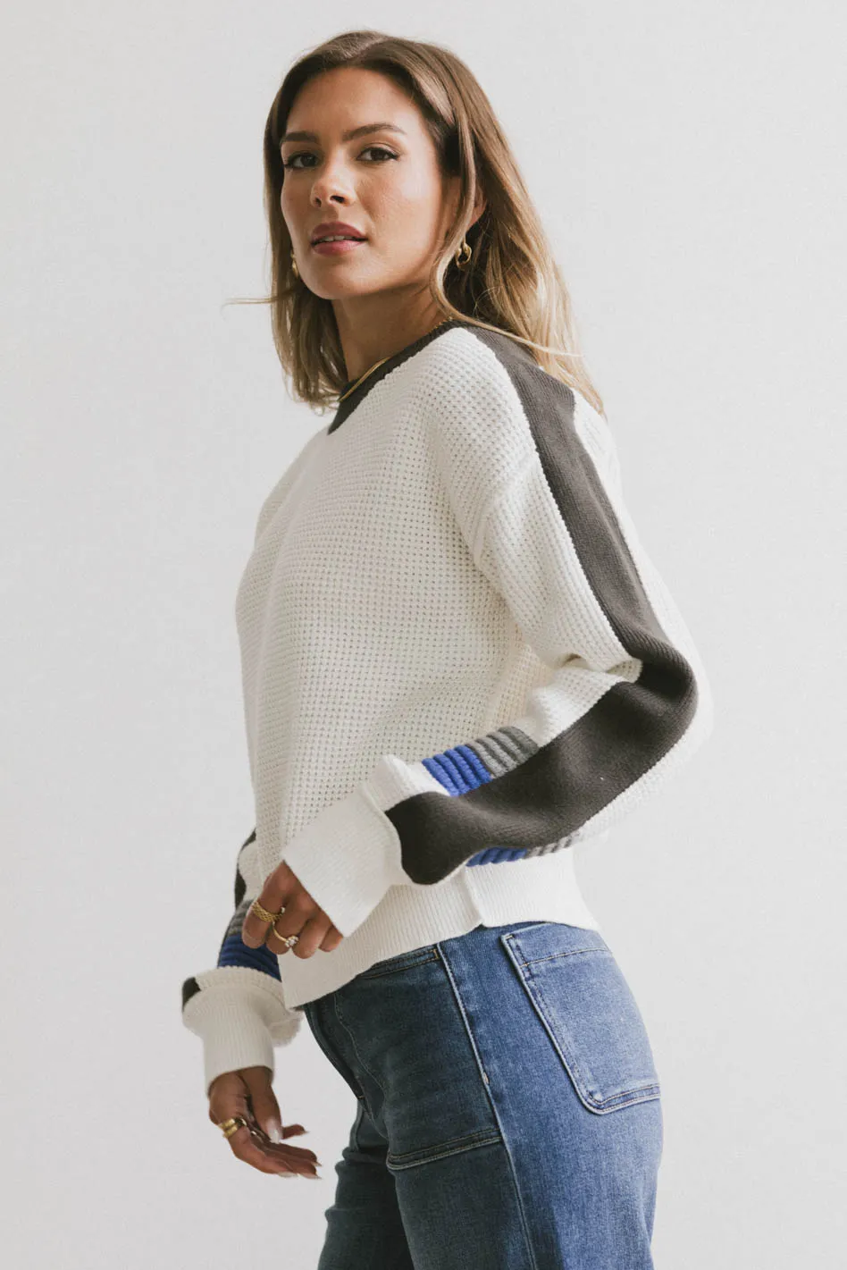 Rochelle Sweater in Cream - FINAL SALE - Image 6
