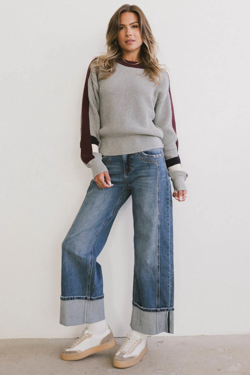Rochelle Sweater in Grey - FINAL SALE - Image 3