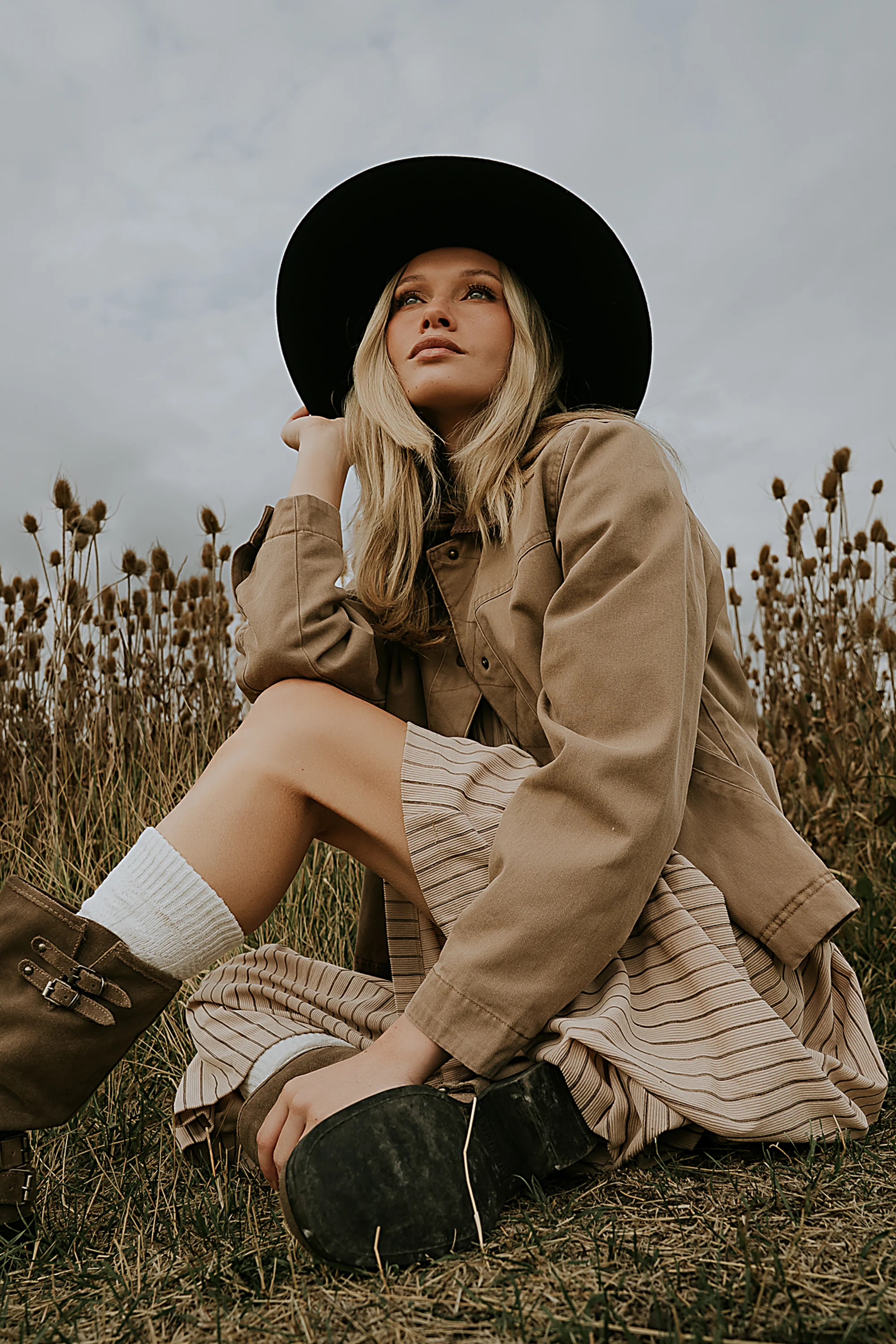 Roman Chore Jacket in Taupe - Image 6