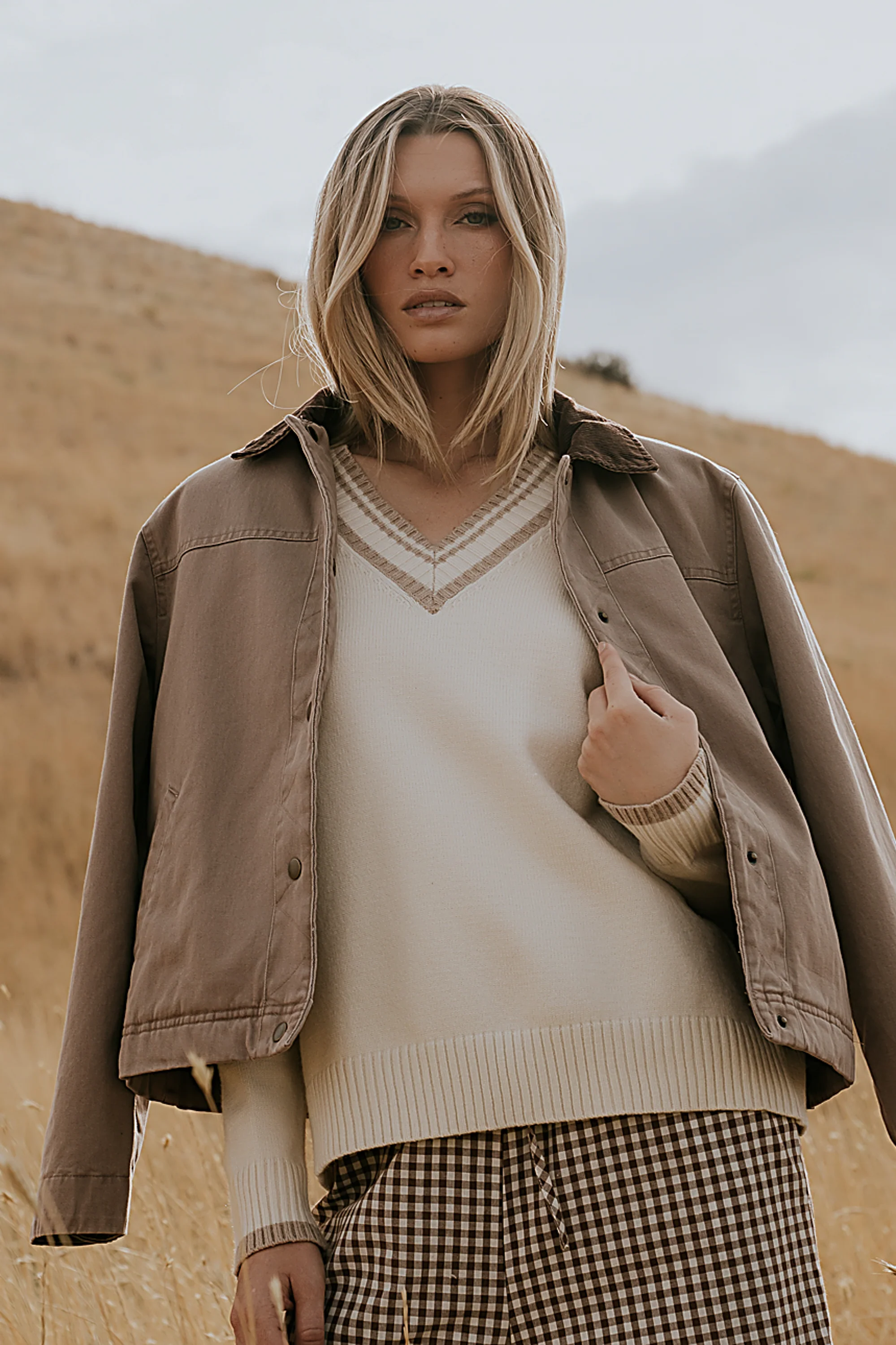 Roman Chore Jacket in Mauve - FINAL SALE - Image 3