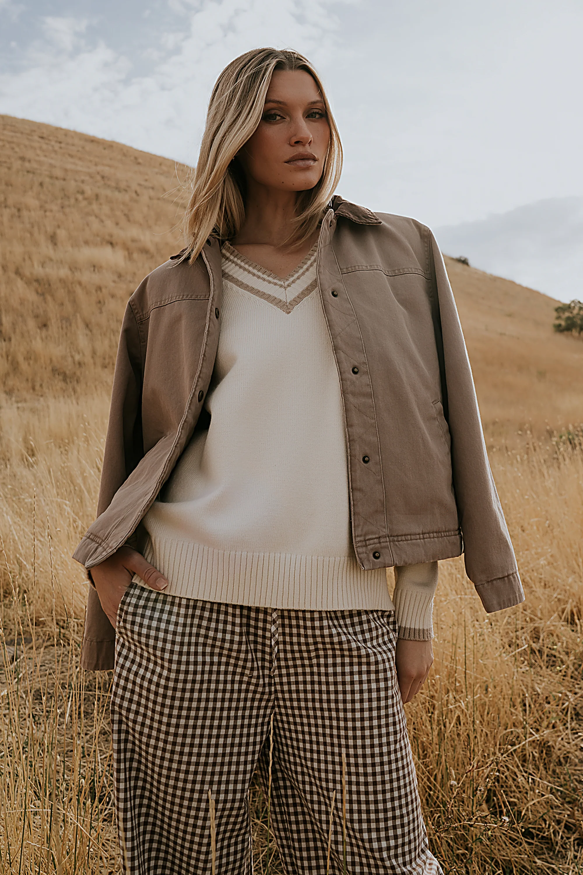 Roman Chore Jacket in Mauve - FINAL SALE - Image 5