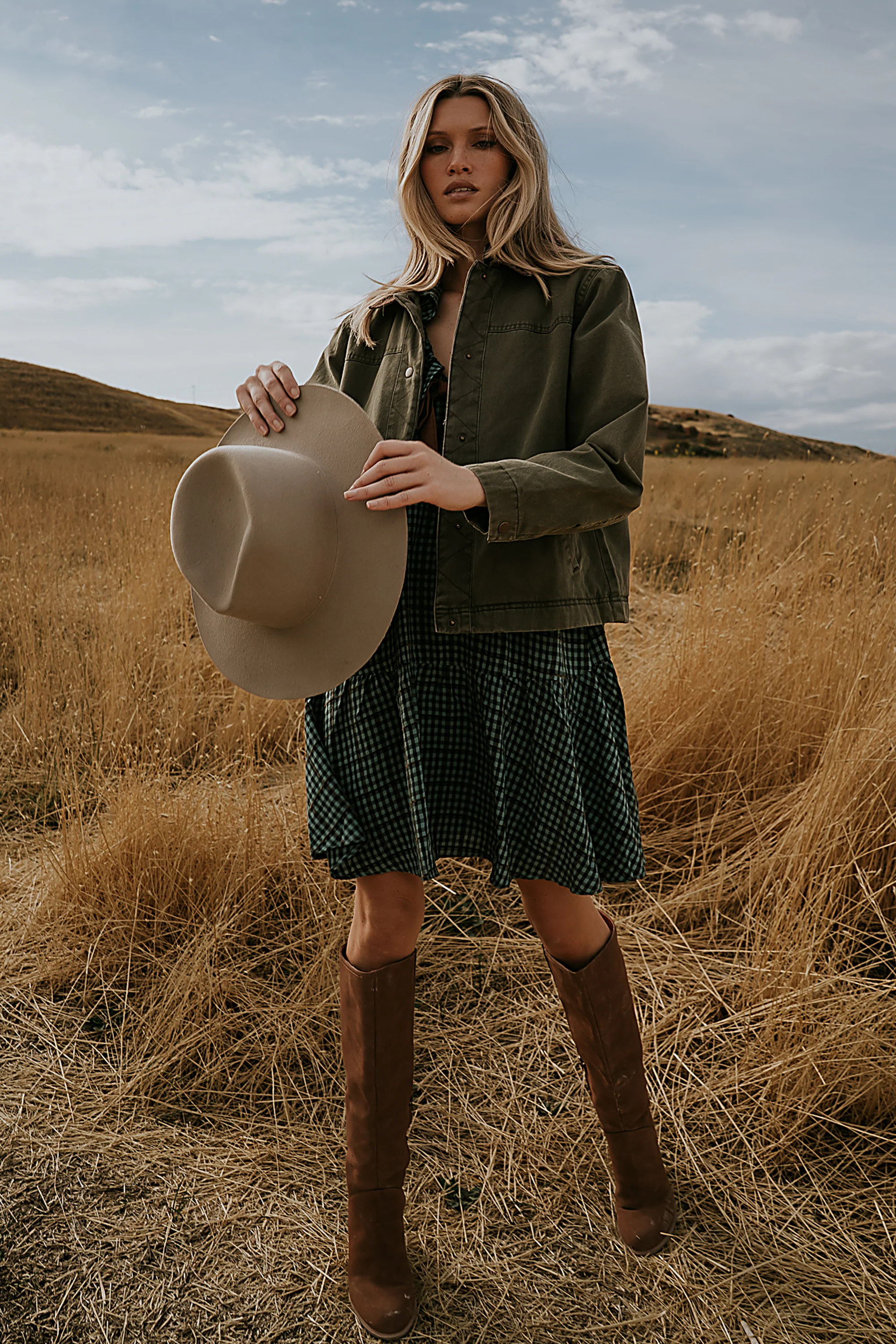 Roman Chore Jacket in Olive - FINAL SALE - Image 3