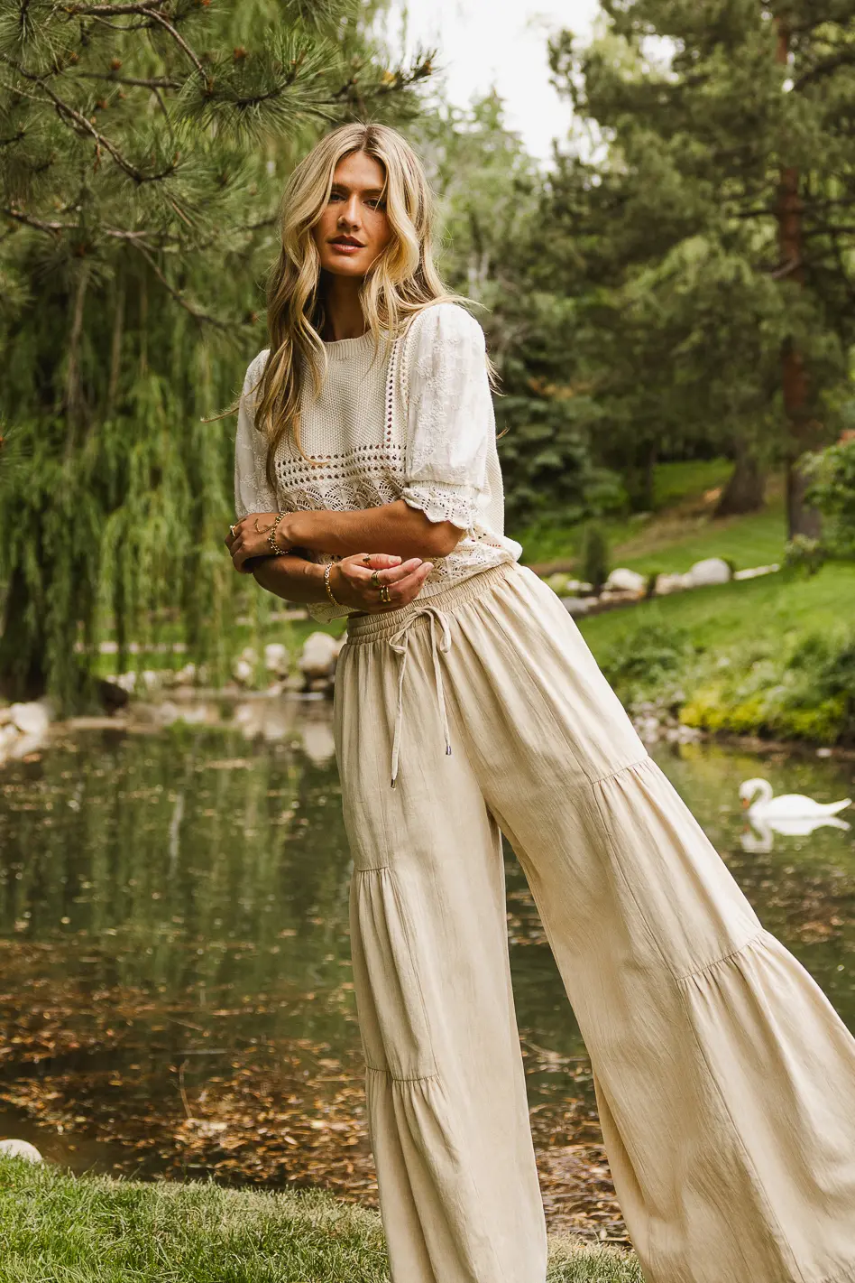 Romilly Gathered Pants - FINAL SALE - Image 3