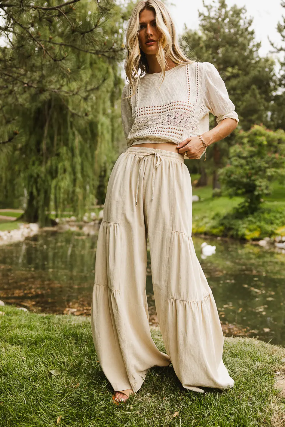 Romilly Gathered Pants - FINAL SALE - Image 4