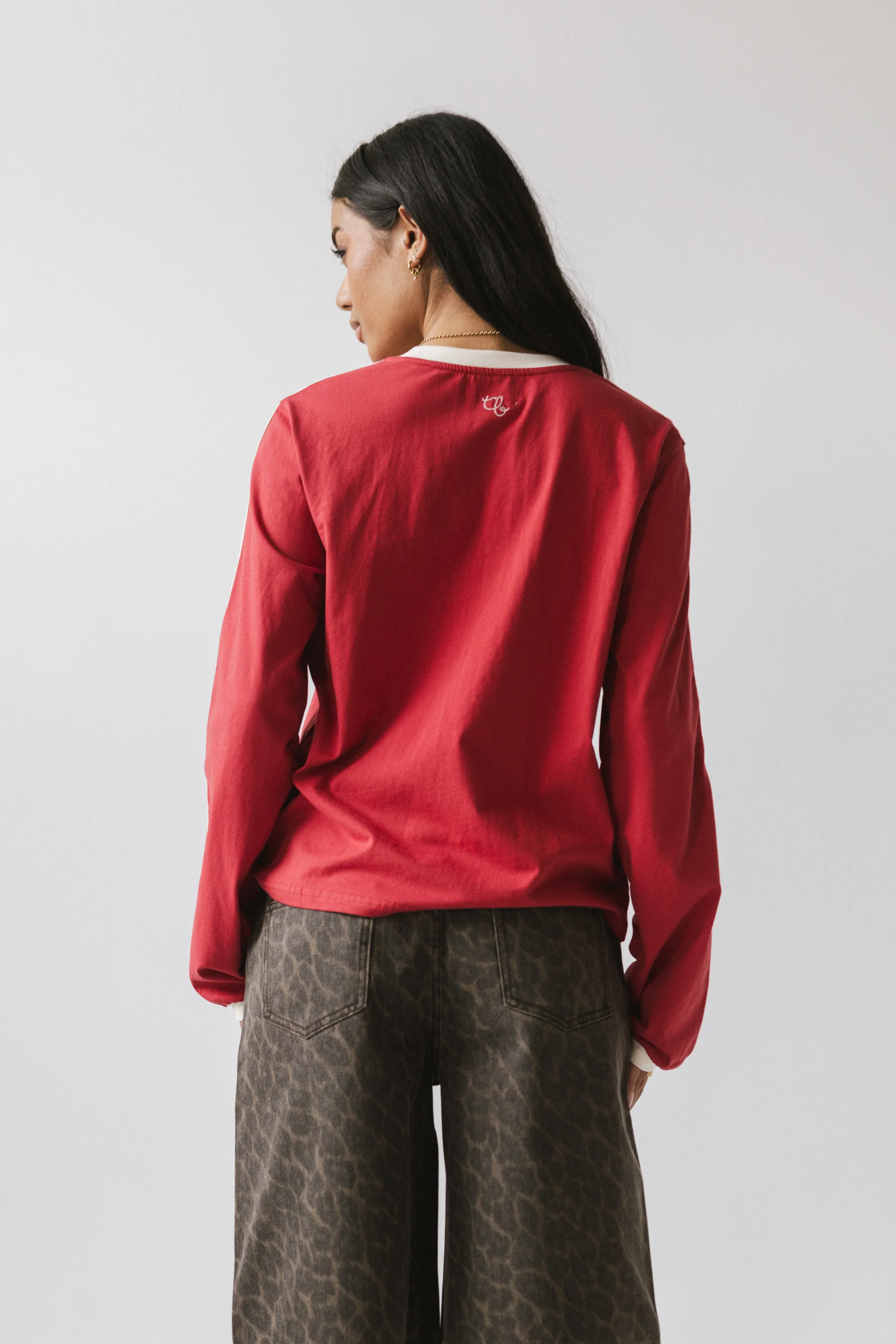 Romy Striped top in Red - FINAL SALE - Image 4