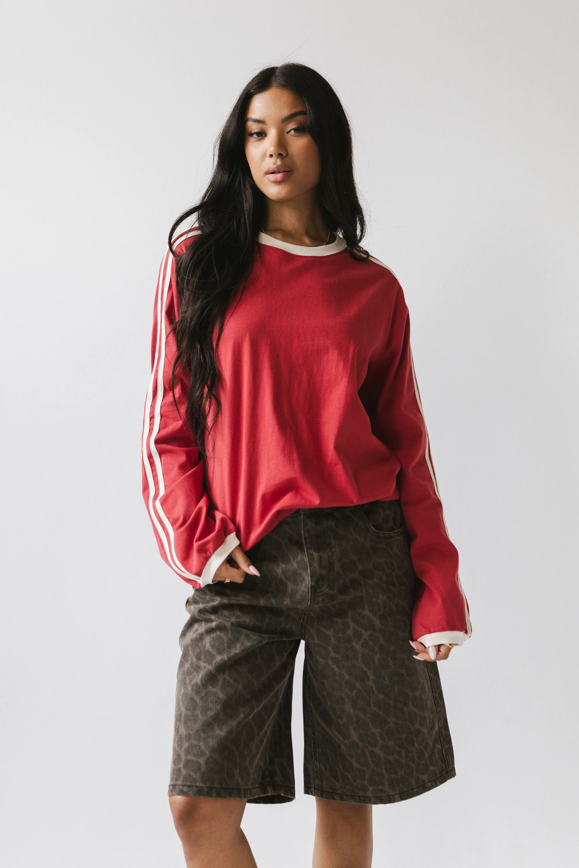 Romy Striped top in Red - FINAL SALE - Image 5