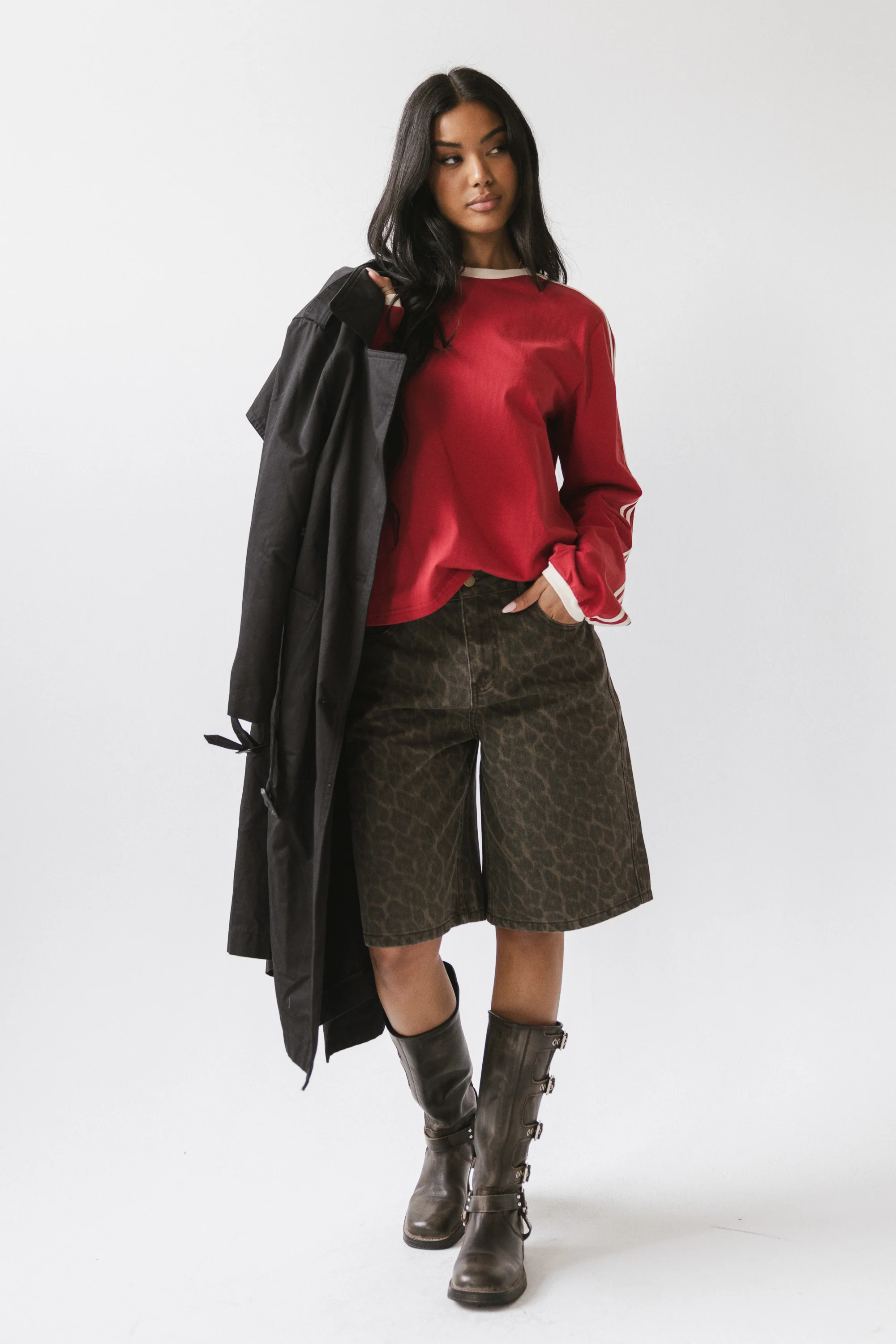 Romy Striped top in Red - FINAL SALE - Image 6