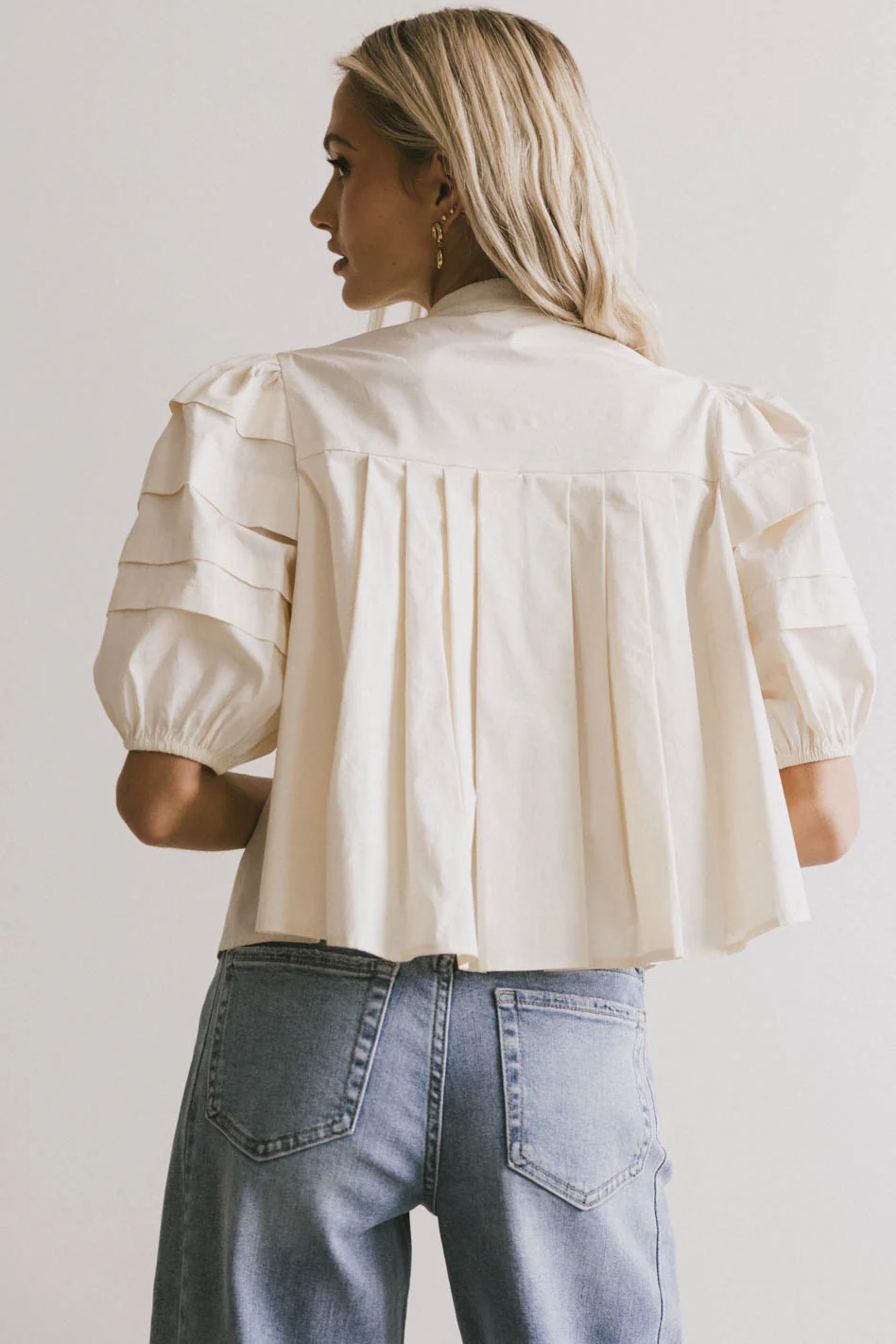 Ronan Pleated Blouse - FINAL SALE - Image 3
