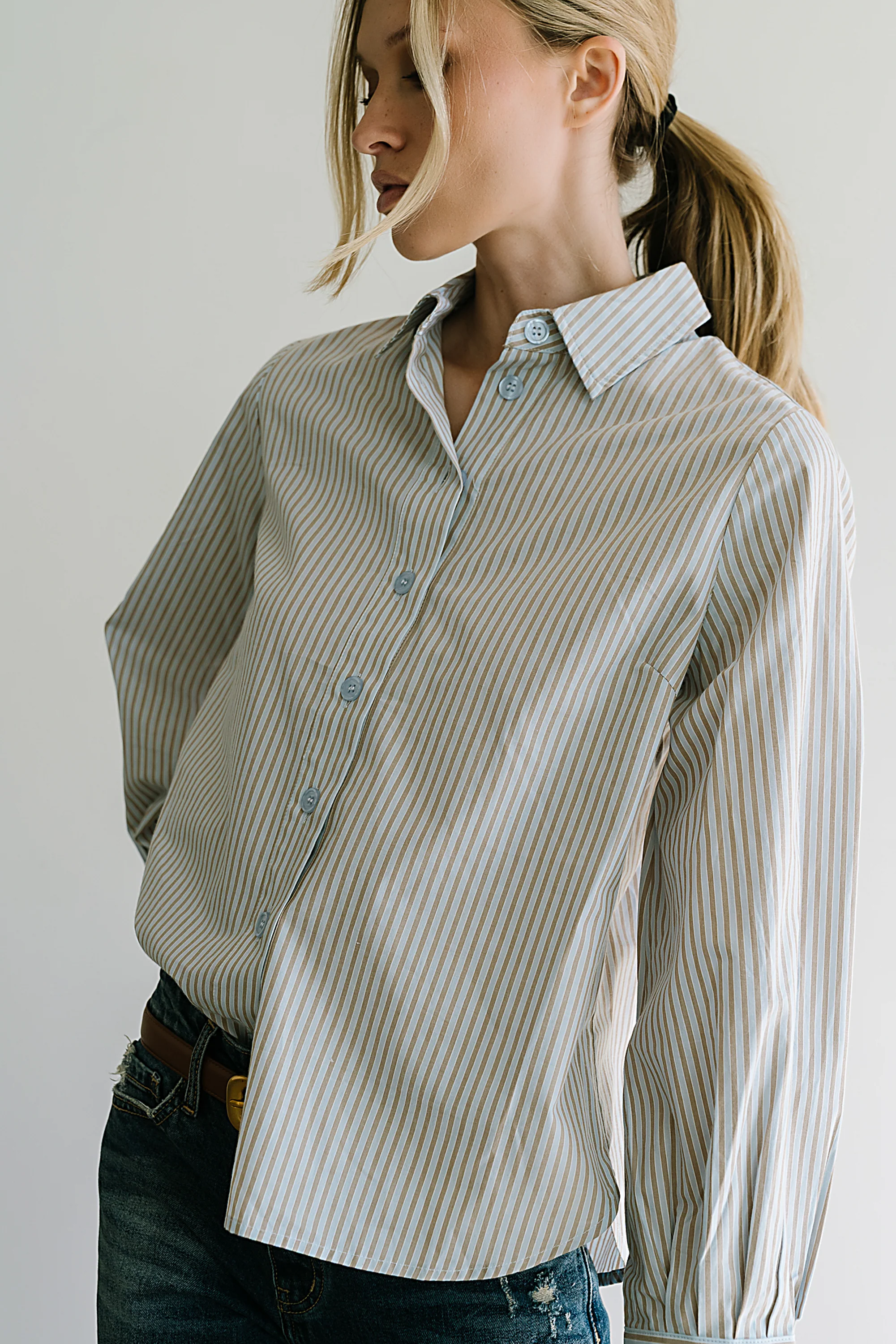 Ronnie Striped Button Up - FINAL SALE - Image 2