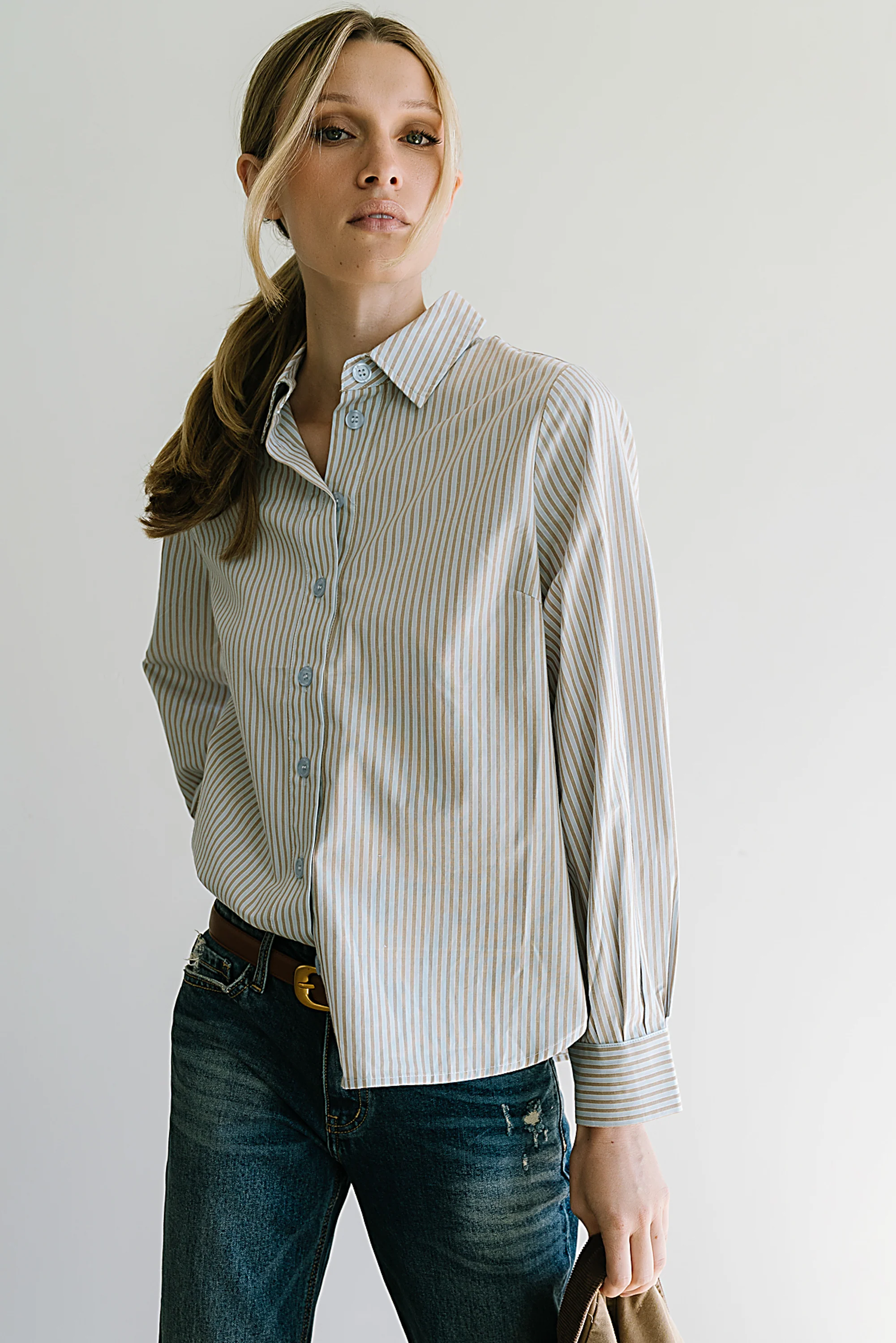 Ronnie Striped Button Up - FINAL SALE - Image 5