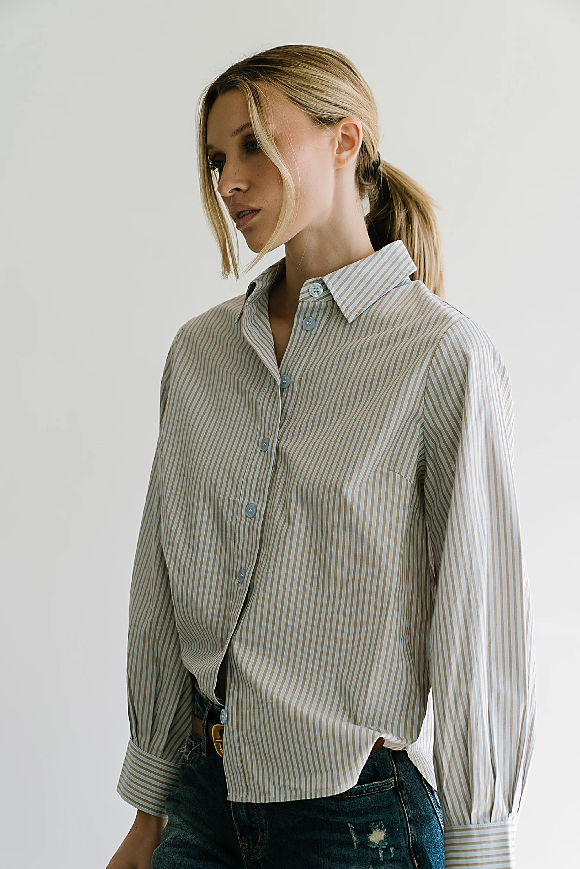 Ronnie Striped Button Up - FINAL SALE - Image 6