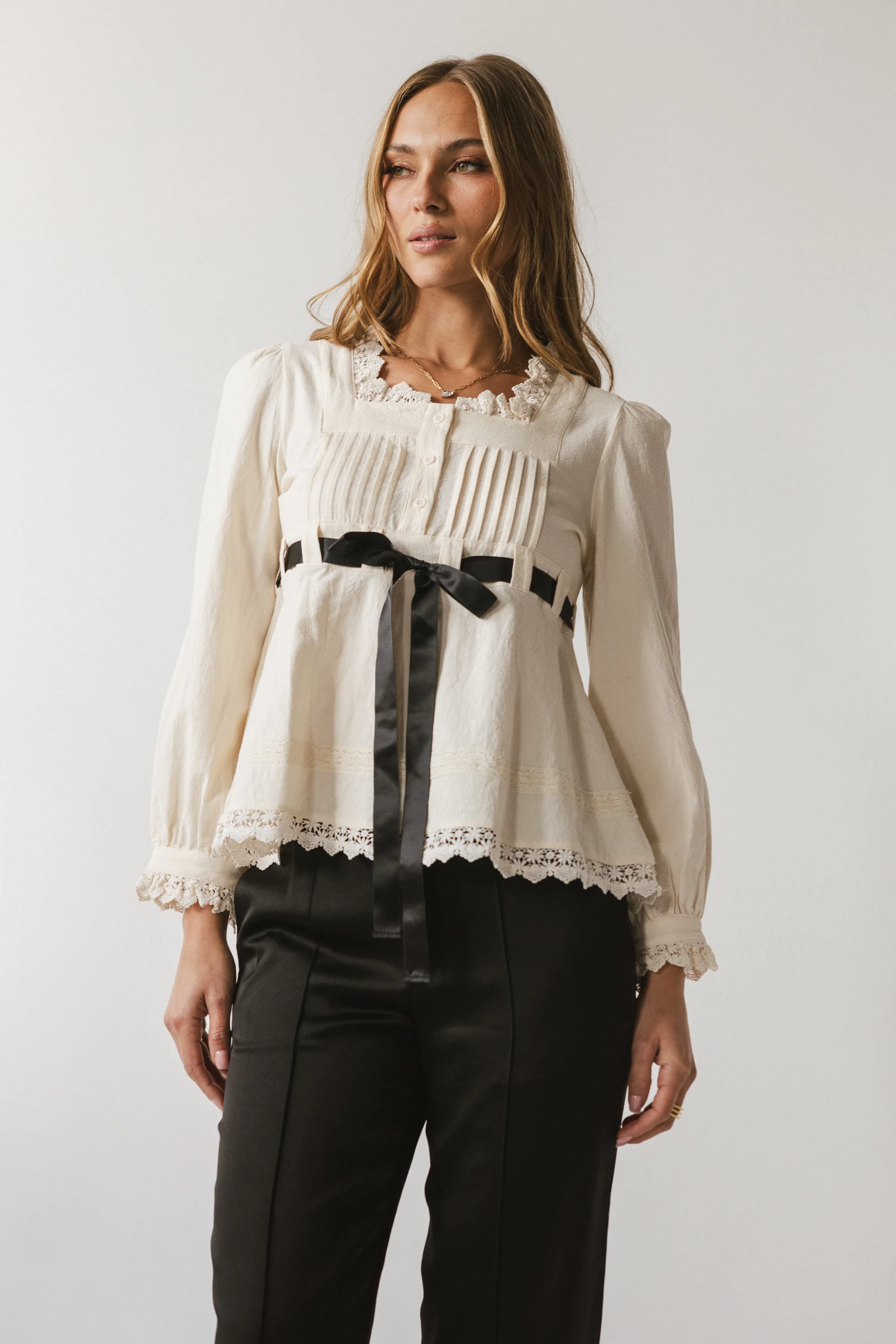 Rory Crochet Blouse - FINAL SALE - Image 5