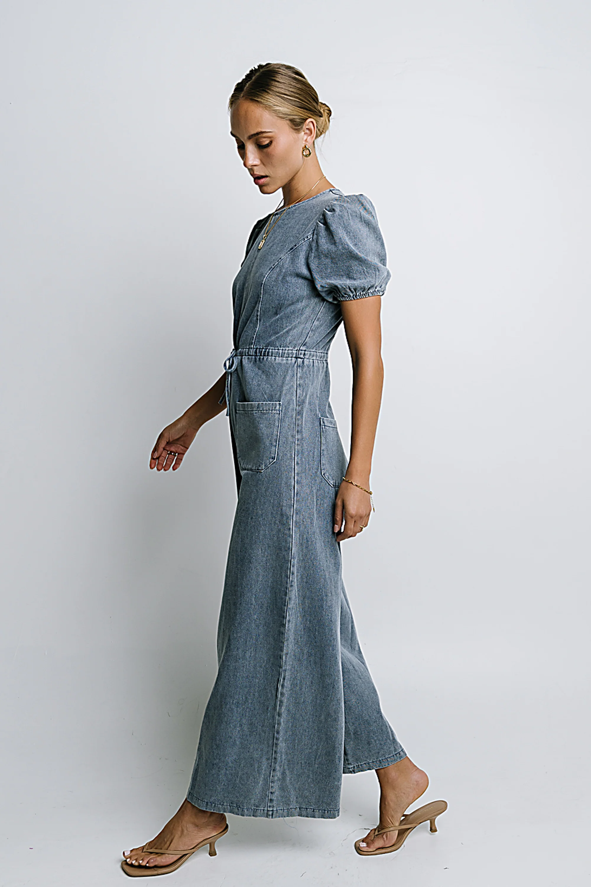 Rory Denim Jumpsuit - FINAL SALE - Image 6