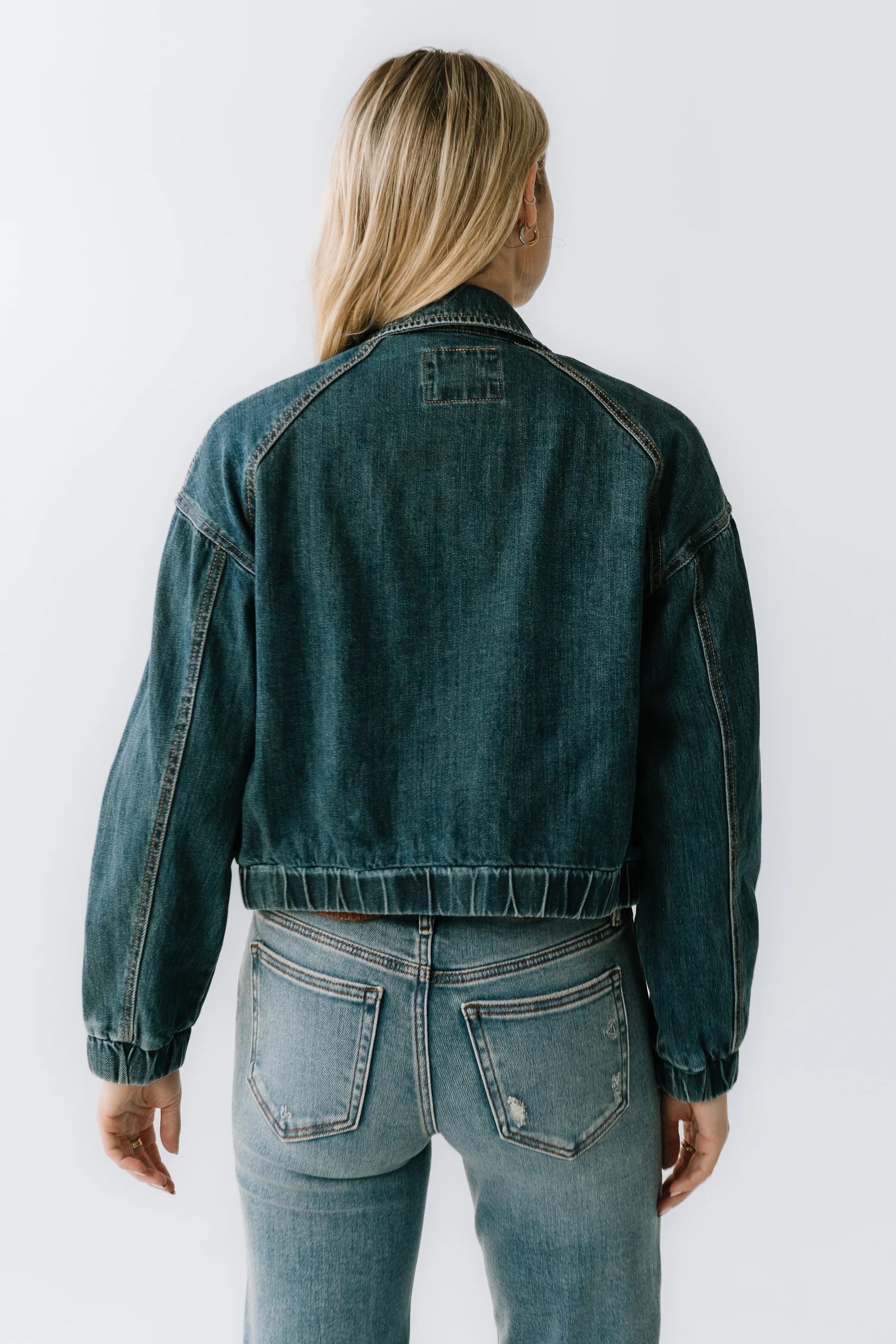 Rosette Denim Jacket - FINAL SALE - Image 3