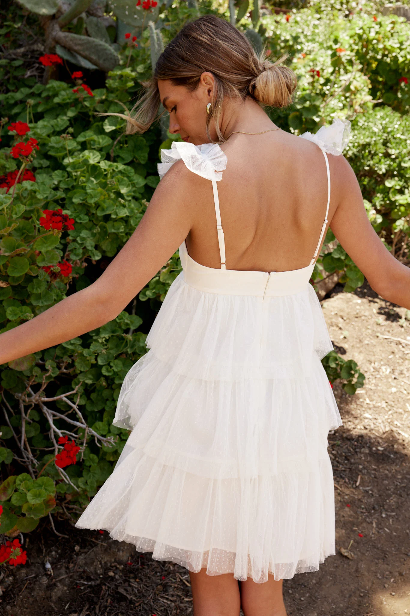 Rosie Ruffle Mini Dress - FINAL SALE - Image 2