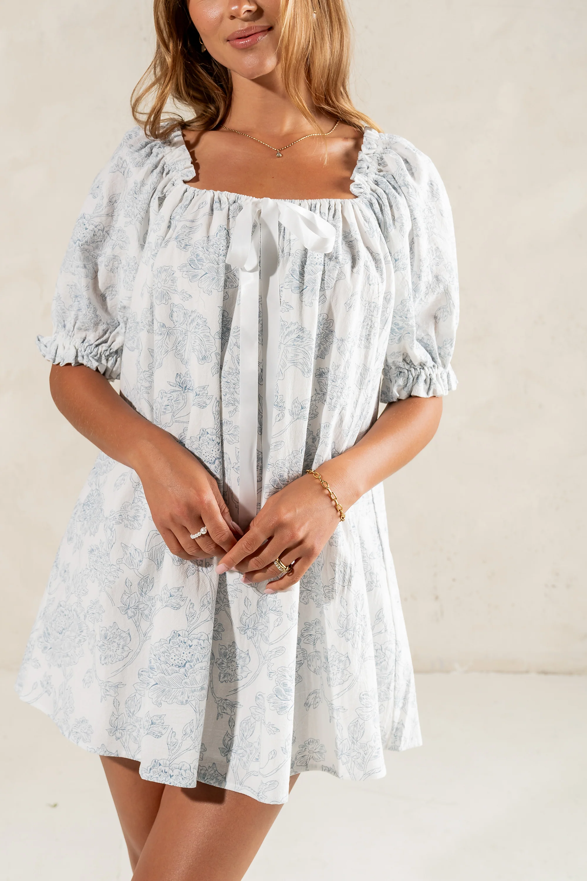 Rowan Floral Babydoll Dress - FINAL SALE - Image 2