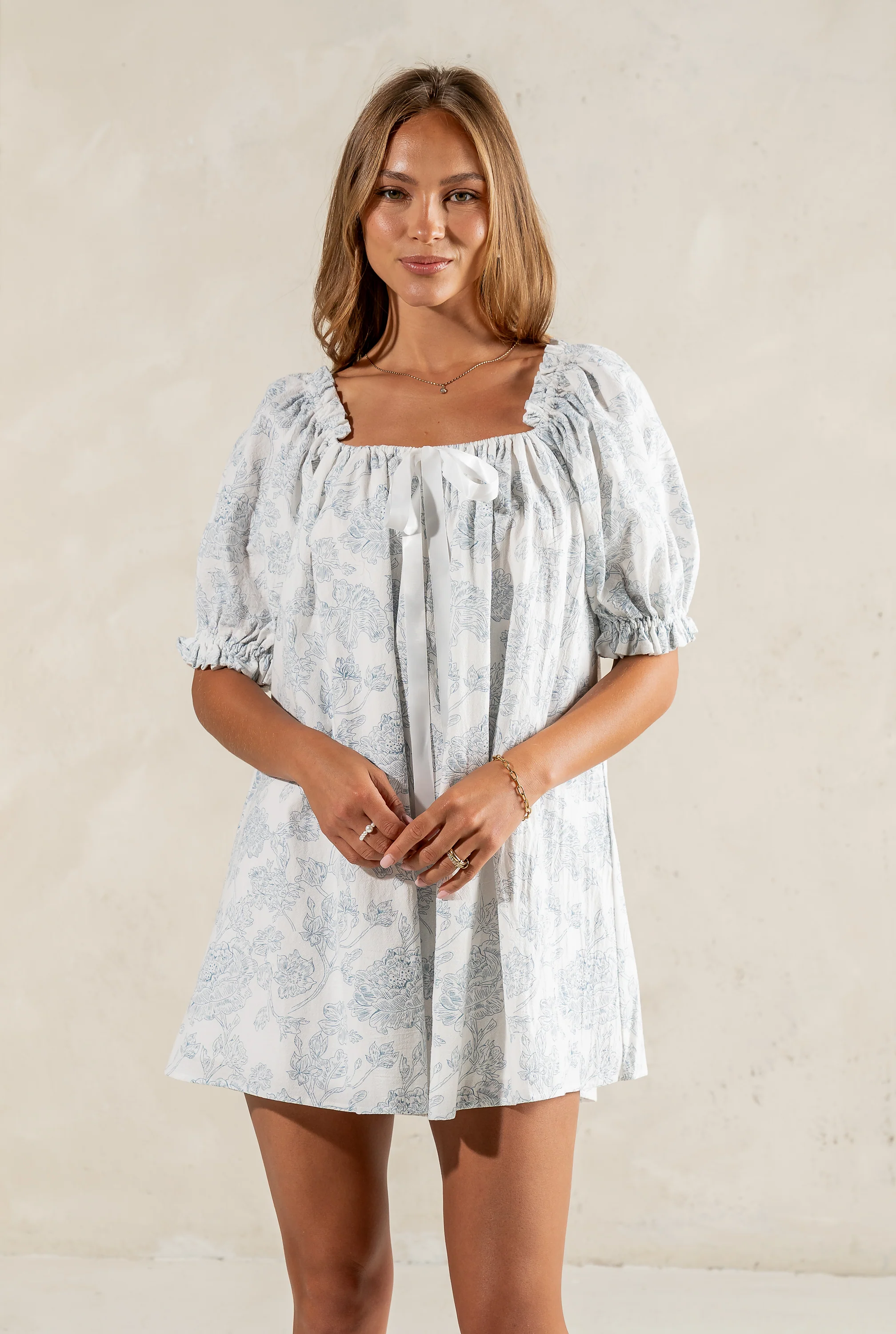 Rowan Floral Babydoll Dress - FINAL SALE - Image 4