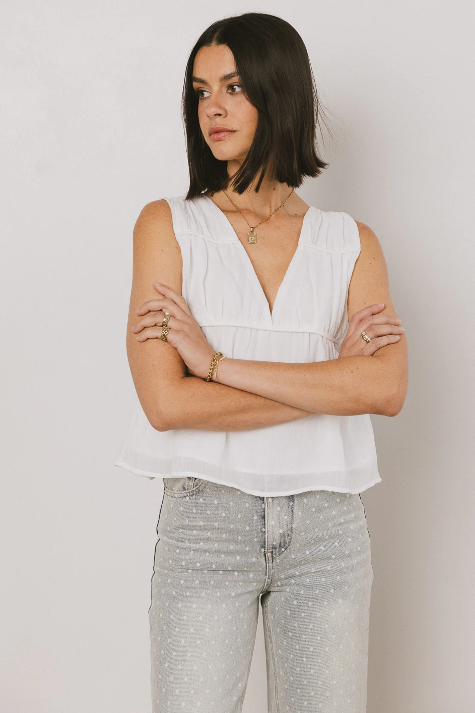 Ruth V-Neck Top - FINAL SALE - Image 5