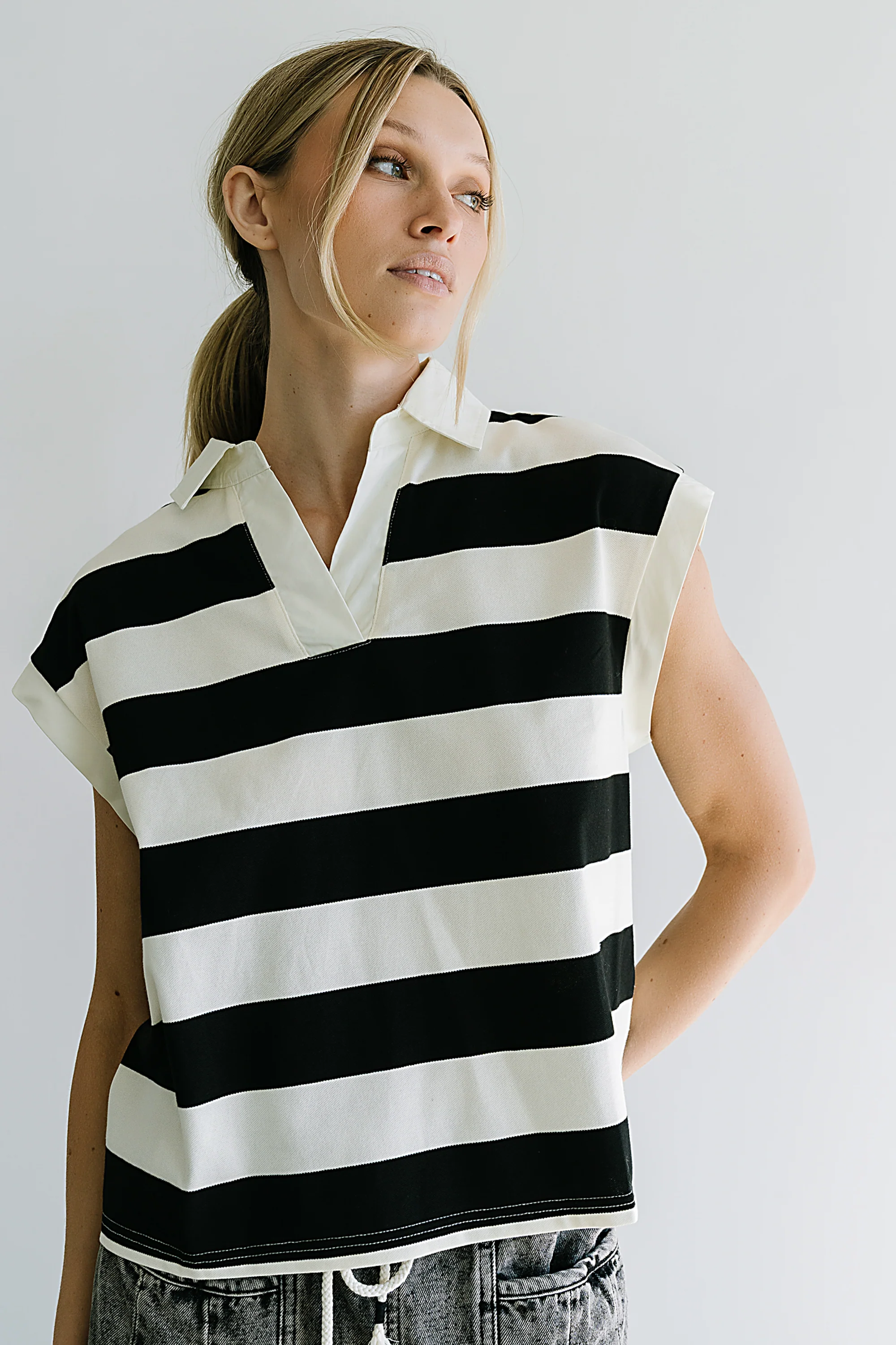 Ryan Striped Top - FINAL SALE - Image 4