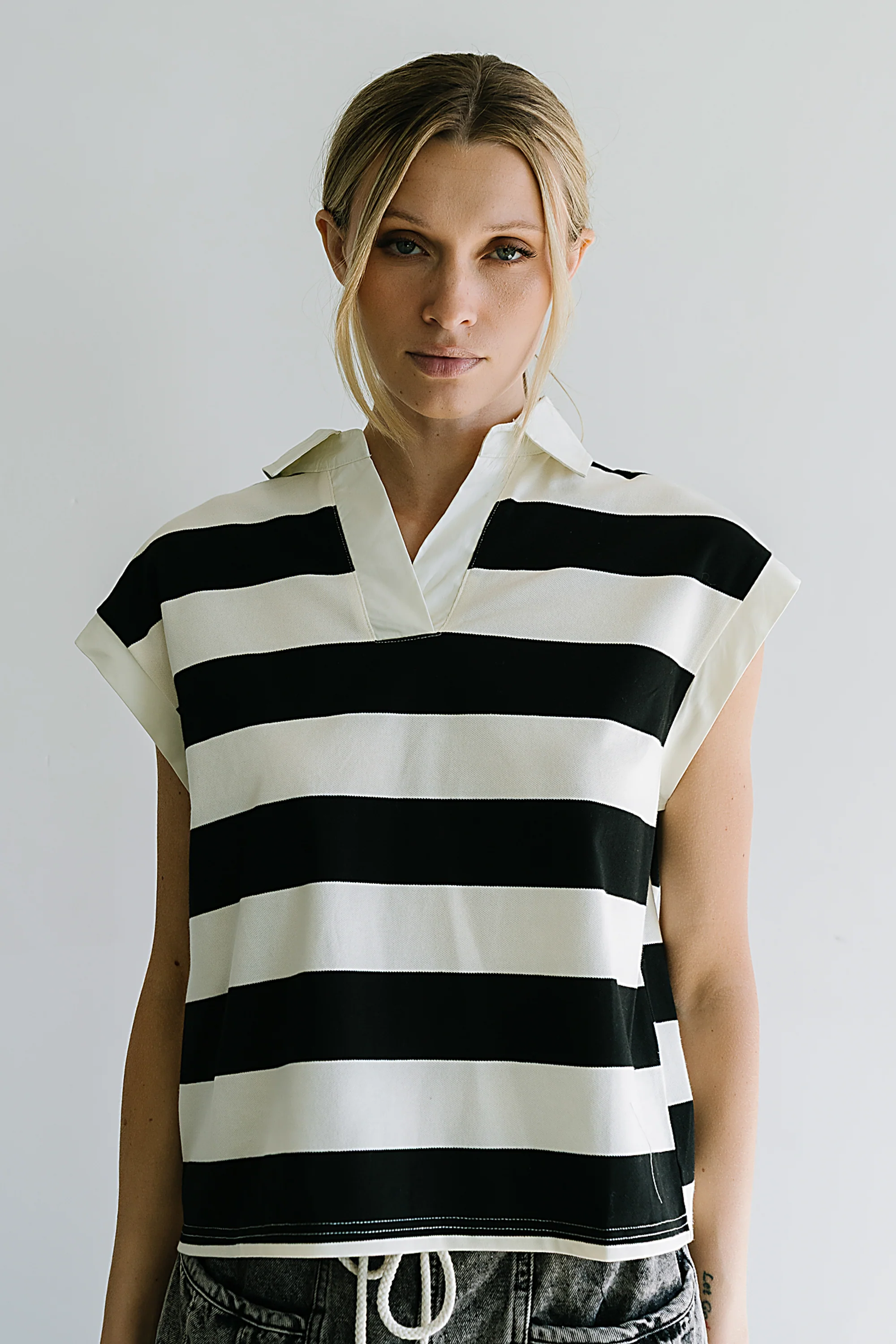 Ryan Striped Top - FINAL SALE - Image 6