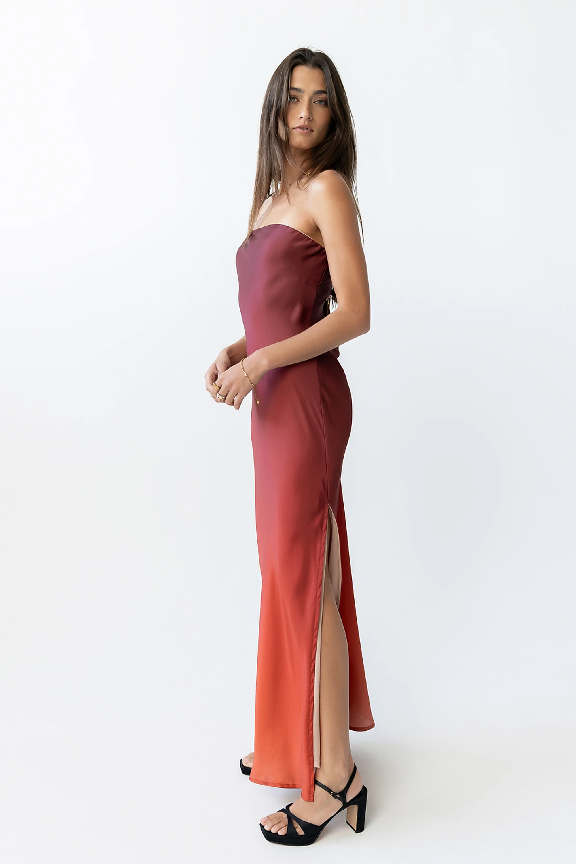 Rylee Ombre Maxi Dress - Image 4