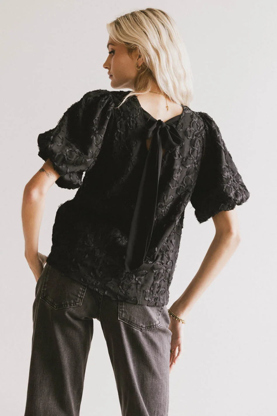 Saint Blouse in Black - FINAL SALE - Image 2