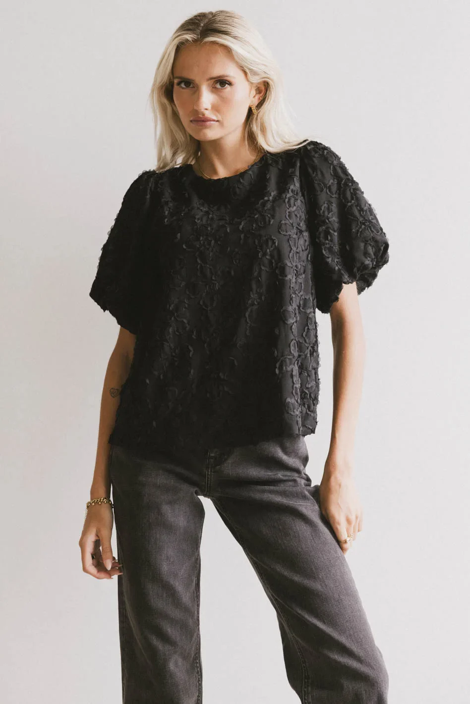 Saint Blouse in Black - FINAL SALE - Image 3