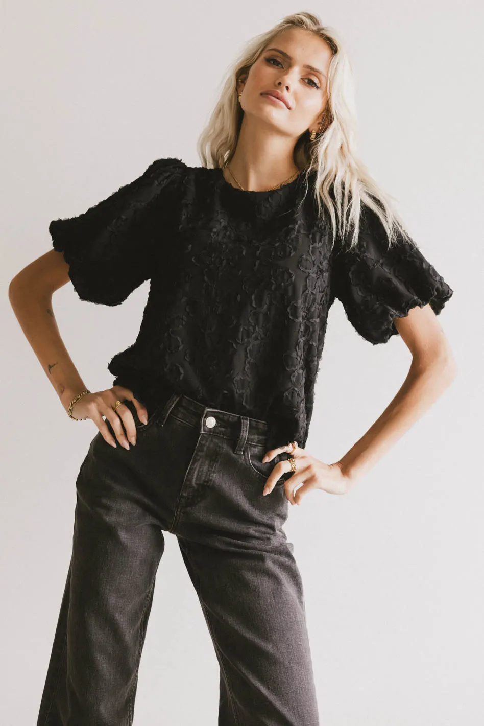 Saint Blouse in Black - FINAL SALE - Image 4