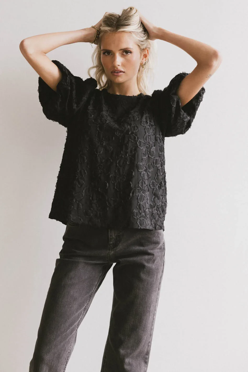 Saint Blouse in Black - FINAL SALE - Image 5