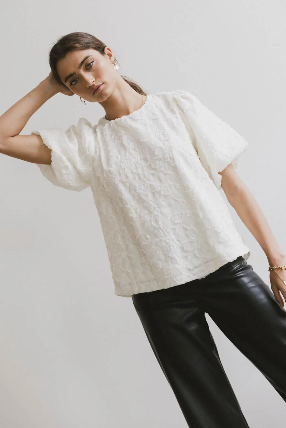 Saint Blouse in Cream - FINAL SALE - Image 4