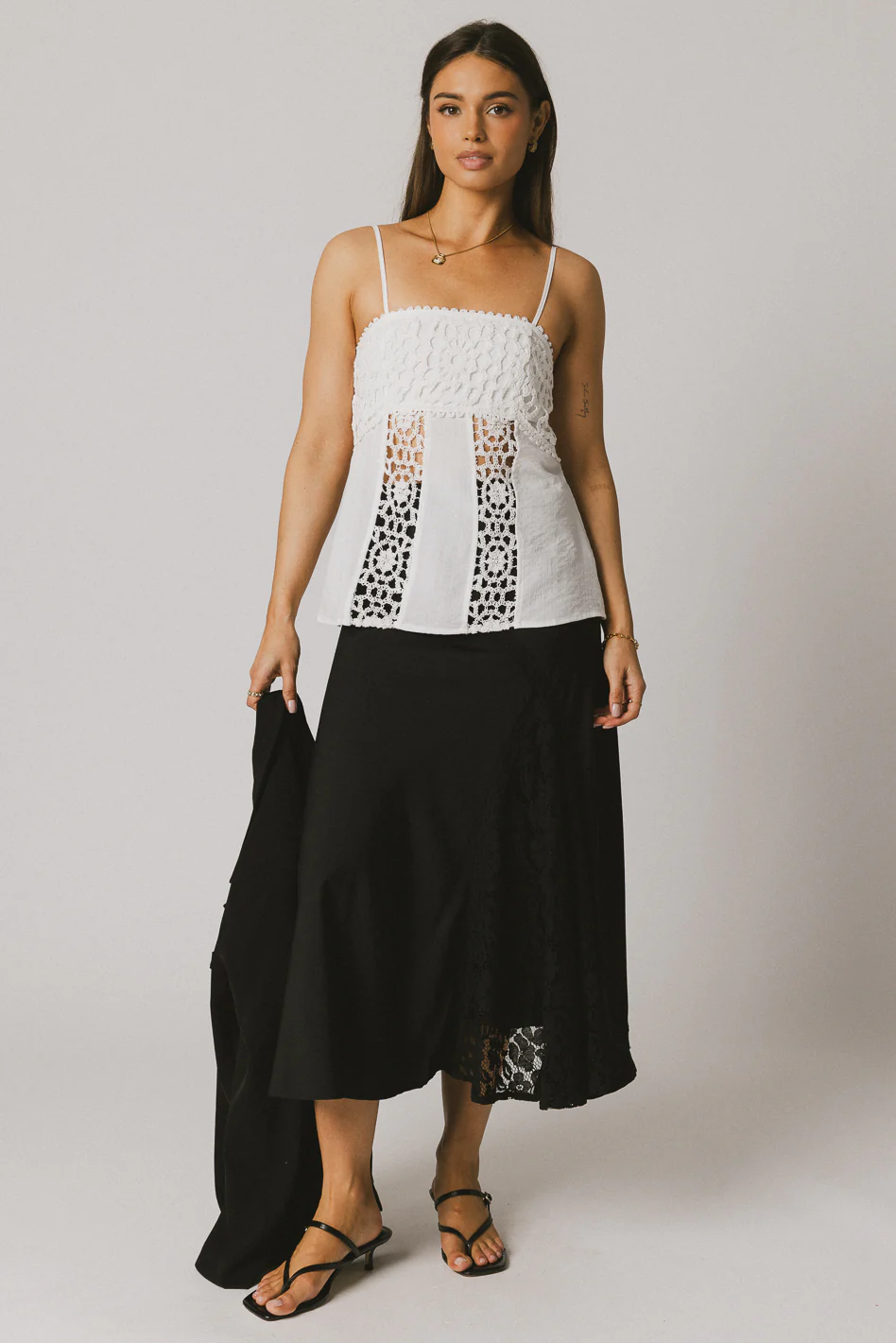 Samantha Maxi Skirt in Black - FINAL SALE - Image 2