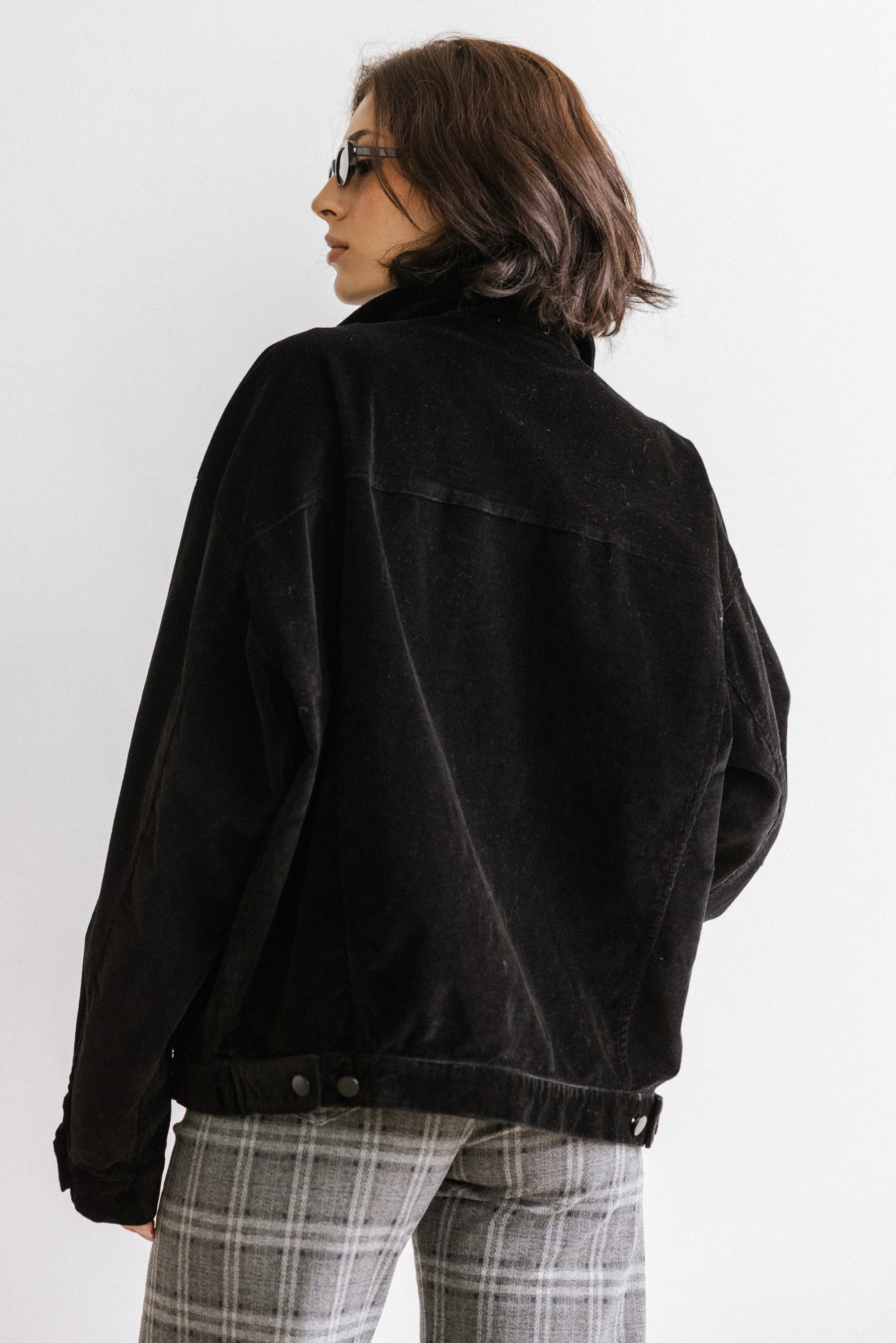 Sarah Corduroy Jacket in Black - FINAL SALE - Image 3