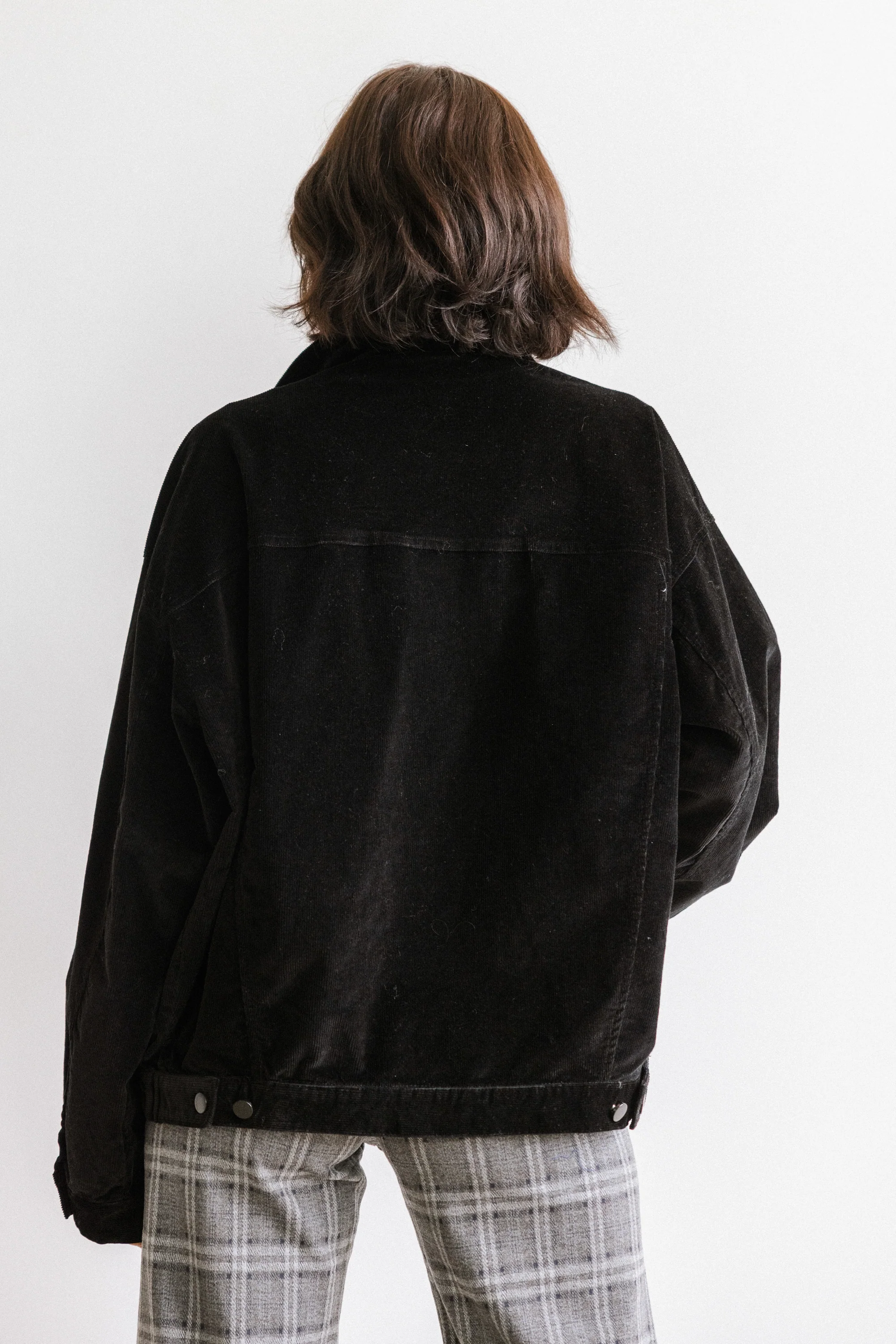 Sarah Corduroy Jacket in Black - FINAL SALE - Image 5