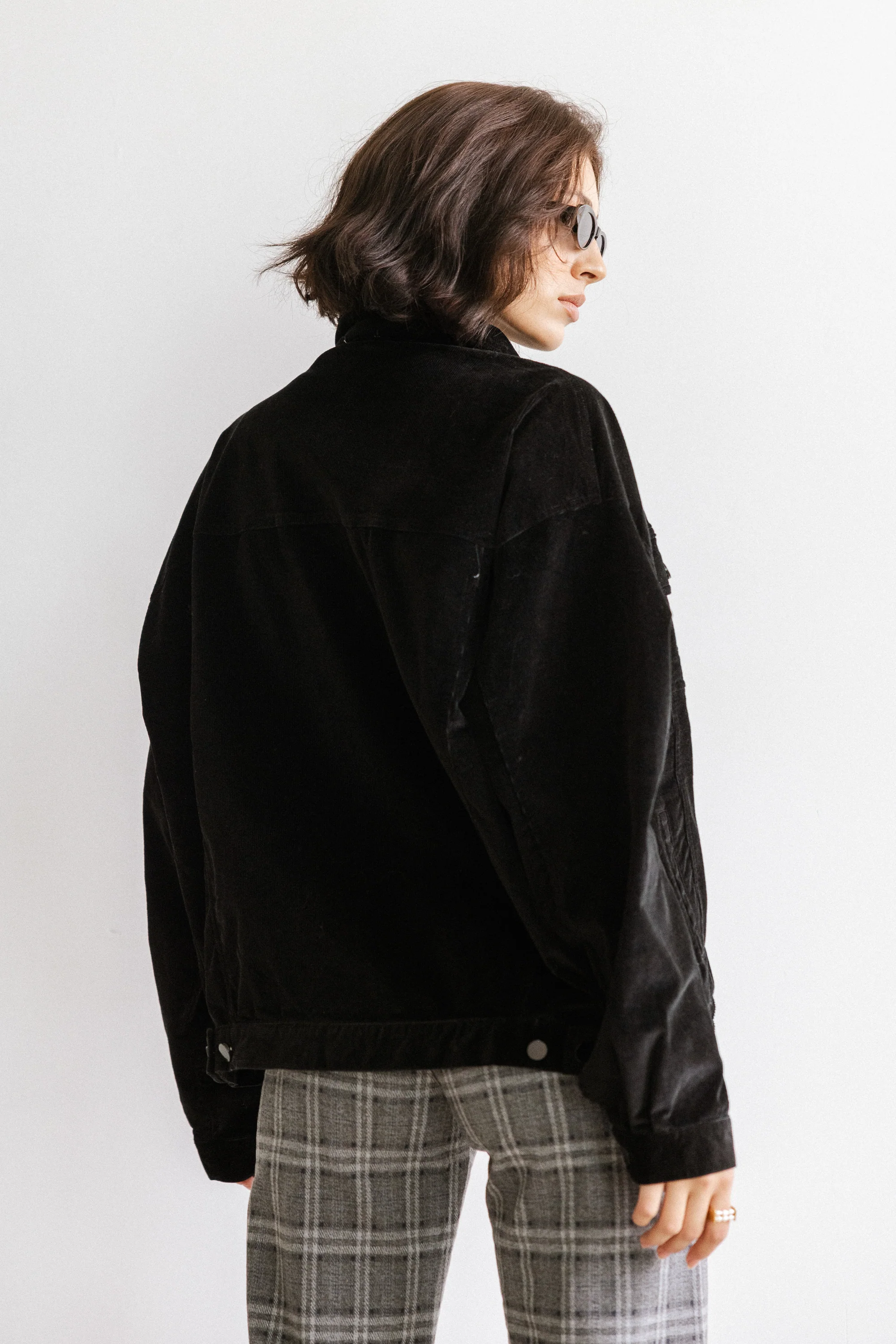 Sarah Corduroy Jacket in Black - FINAL SALE - Image 6