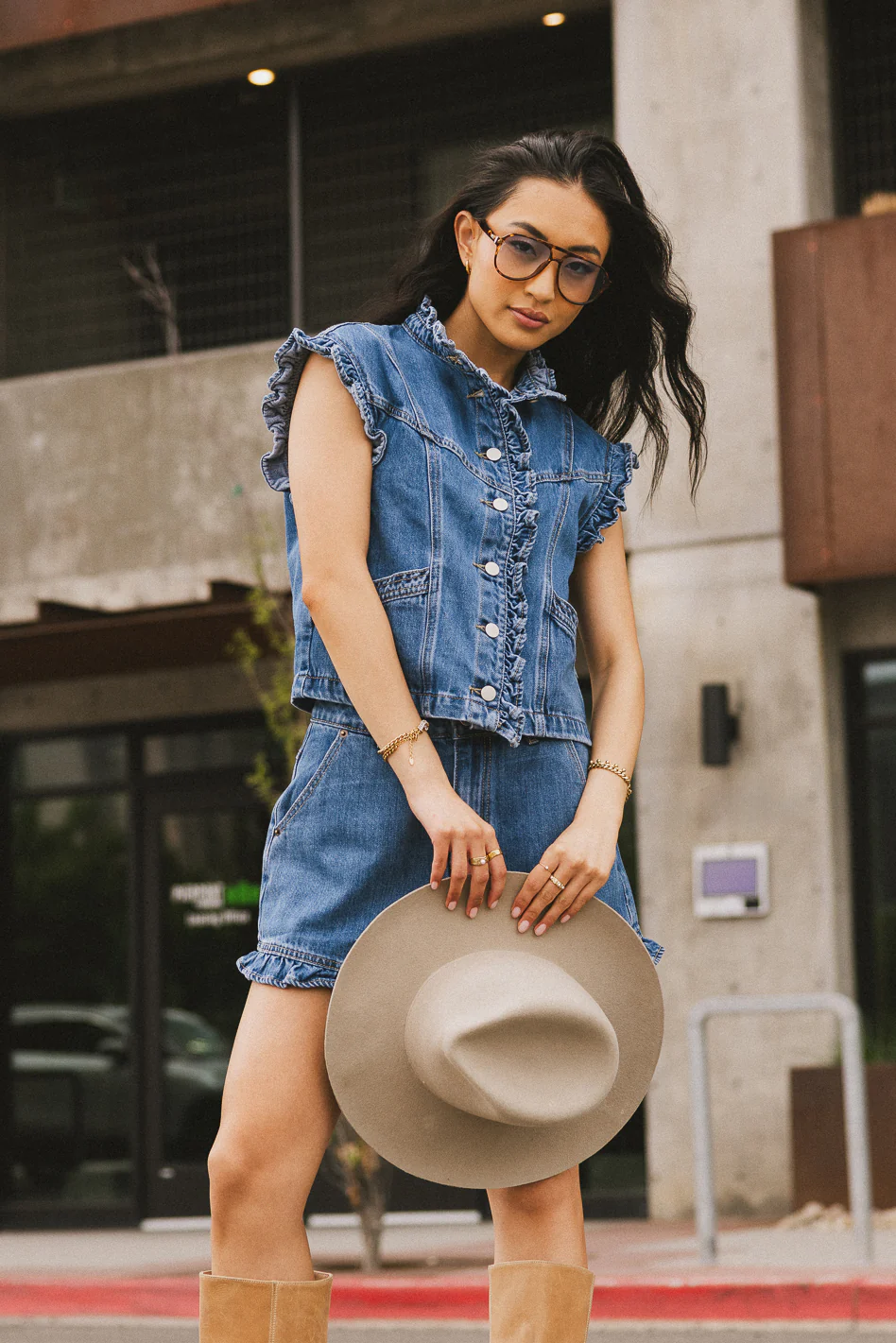 Sasha Ruffled Button Up - FINAL SALE - Image 2