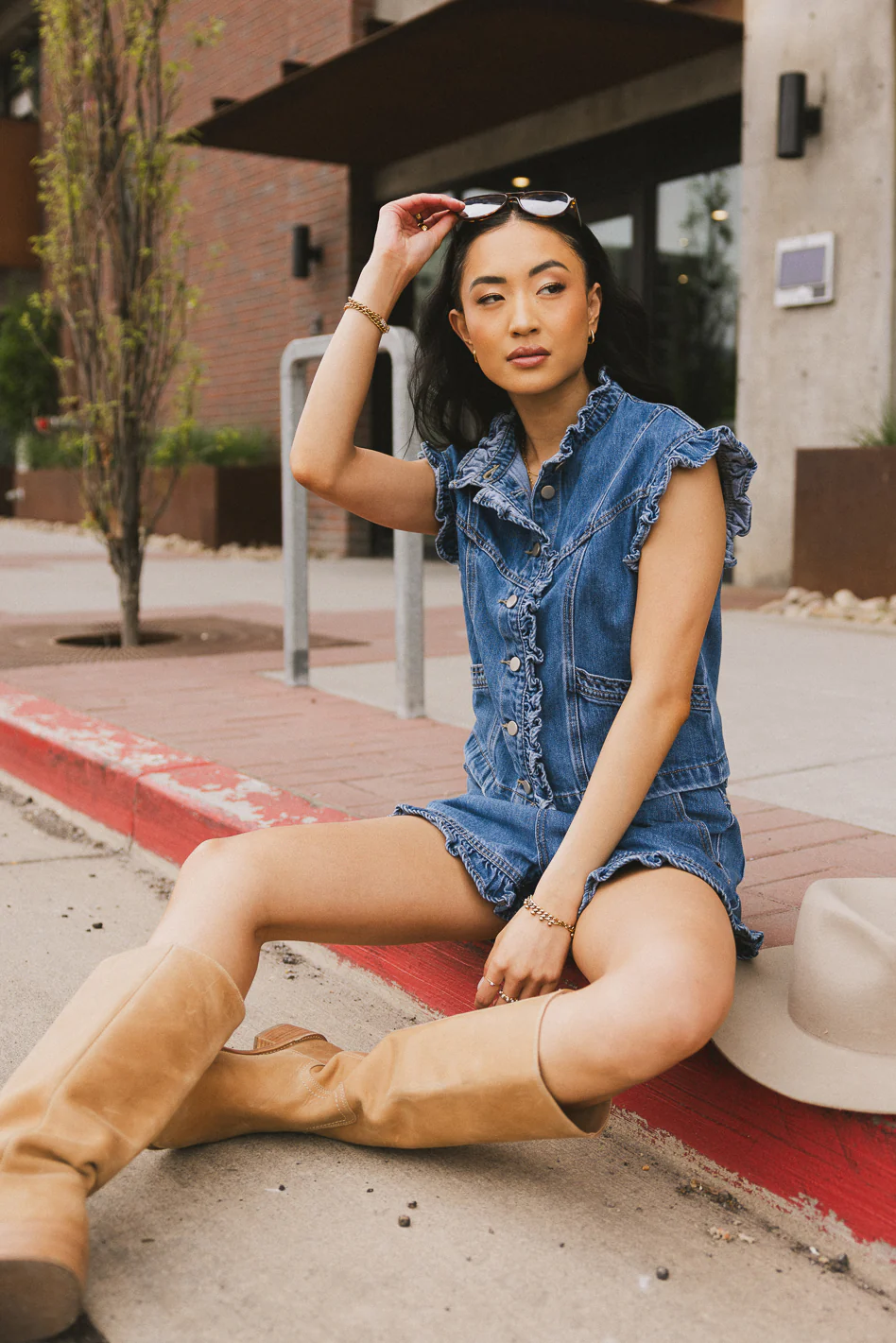 Sasha Ruffled Button Up - FINAL SALE - Image 6