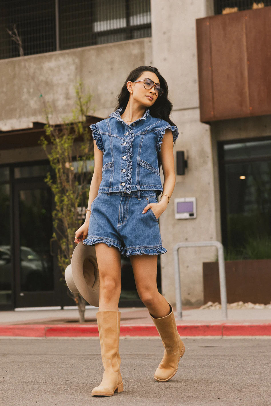Sasha Ruffled Button Up - FINAL SALE - Image 7