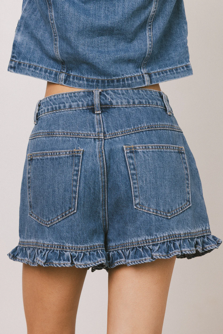 Sasha Ruffled Shorts - FINAL SALE - Image 4