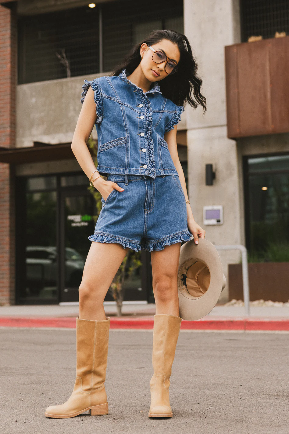 Sasha Ruffled Button Up - FINAL SALE - Image 5