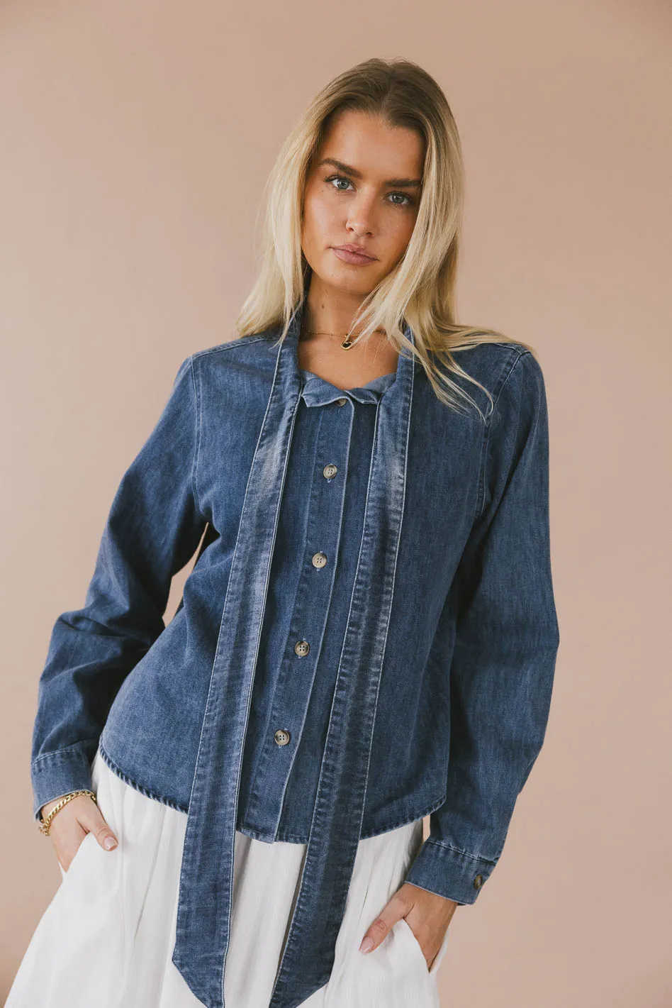 Savv Denim Button Up - FINAL SALE - Image 6