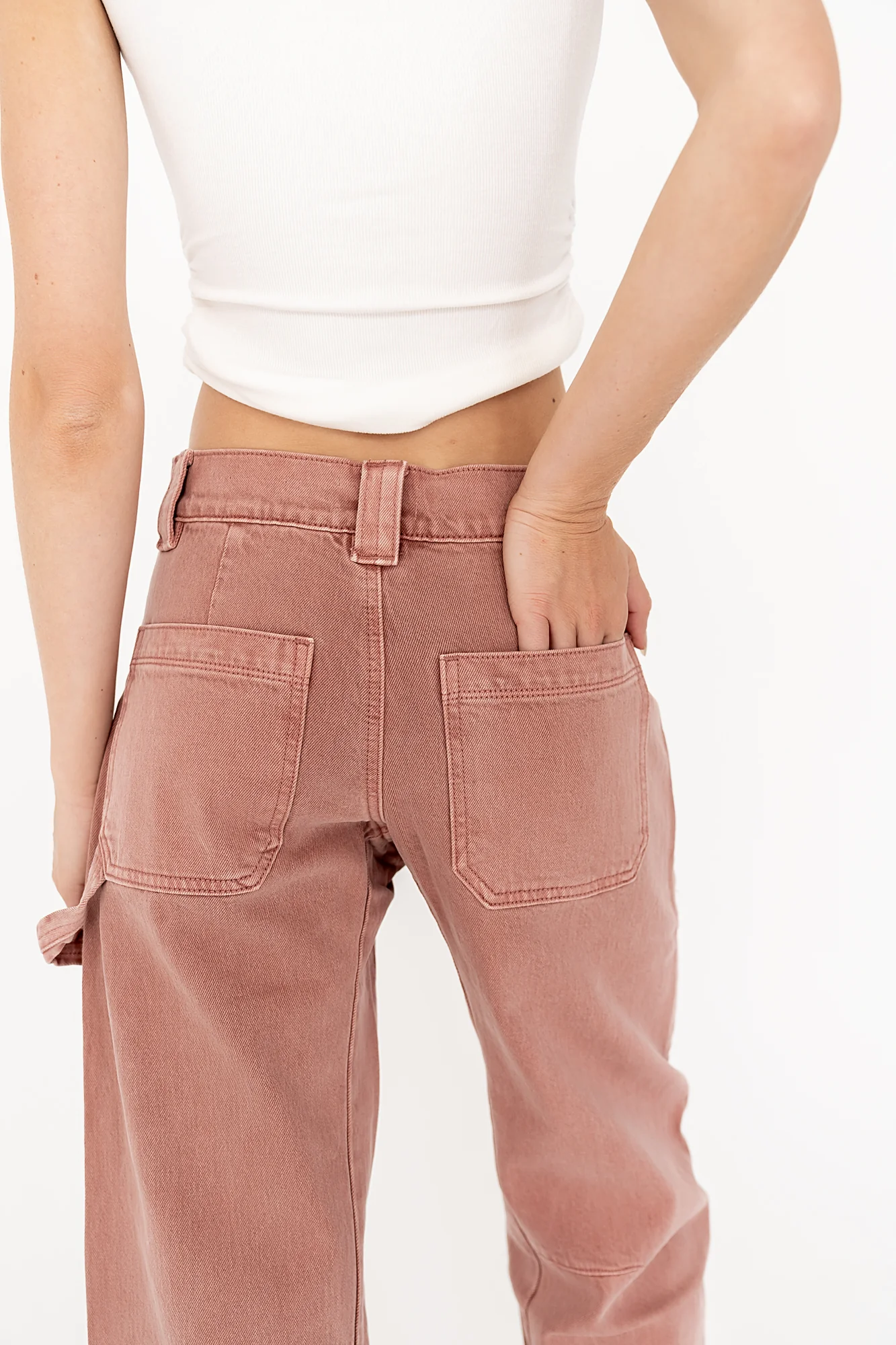 Scottie Barrel Jeans in Mauve - FINAL SALE - Image 6