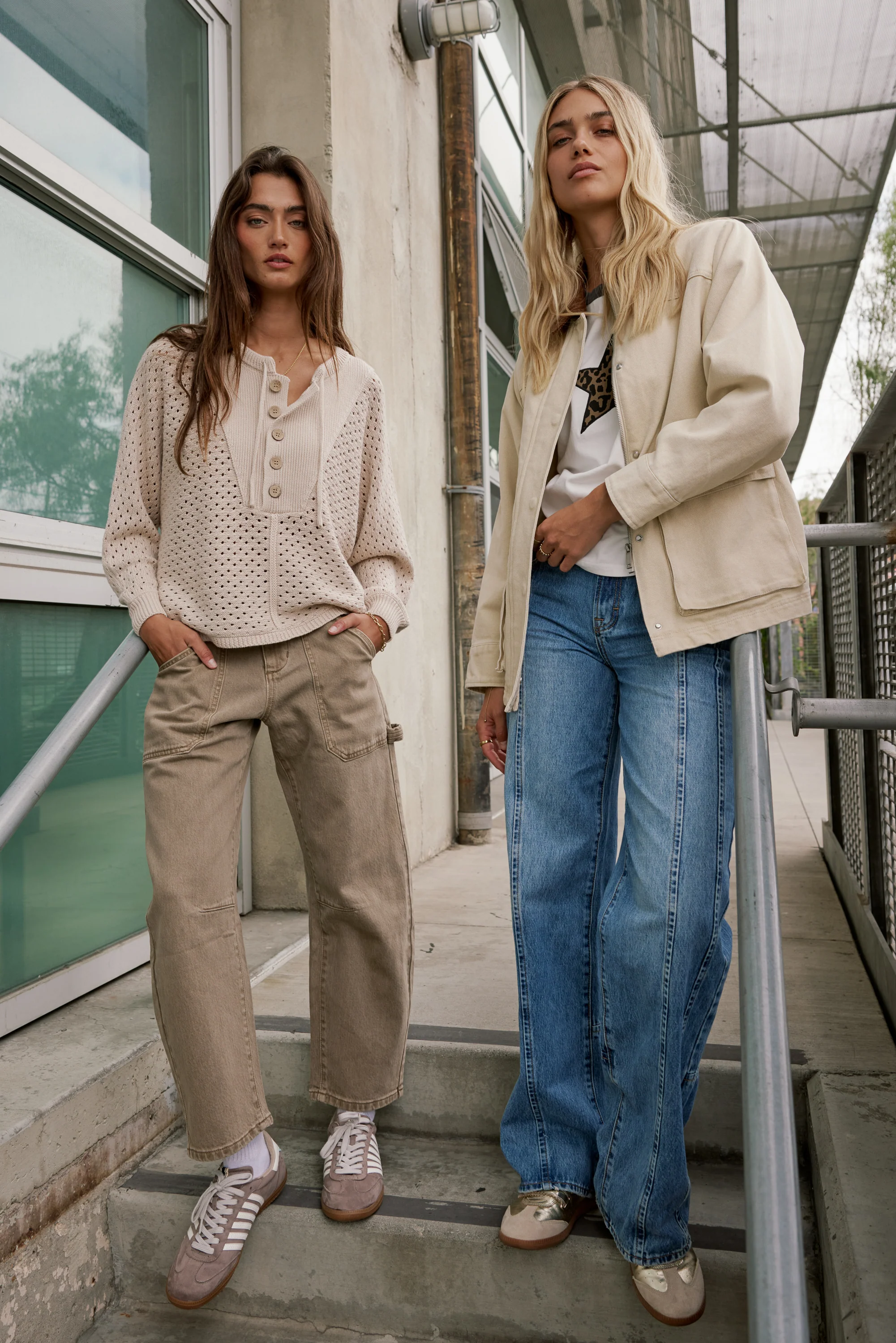 Scottie Barrel Jeans in Tan - FINAL SALE - Image 5