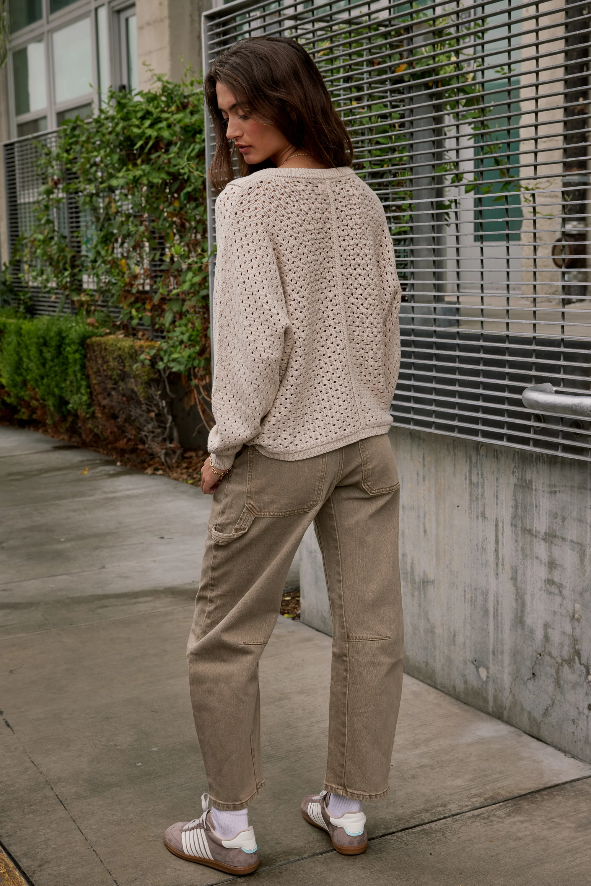 Scottie Barrel Jeans in Tan - FINAL SALE - Image 6
